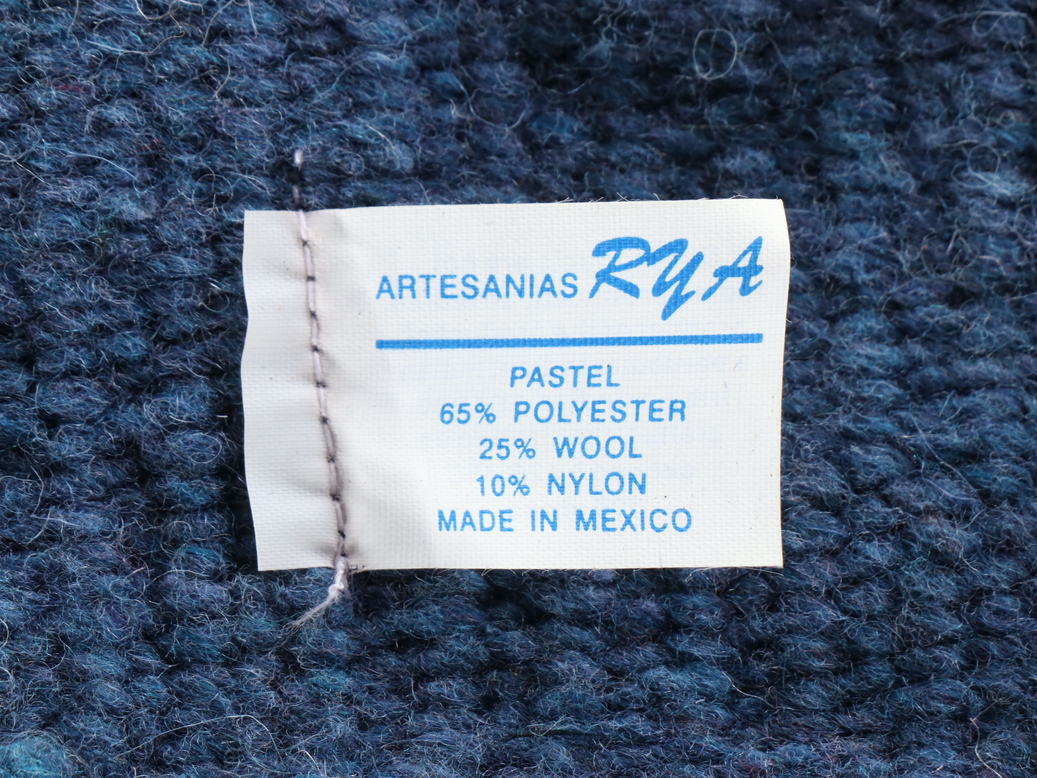 2'6 x 3'6 Indigenous Mexican "Tree of Life" Handwoven Wool Blend Rug