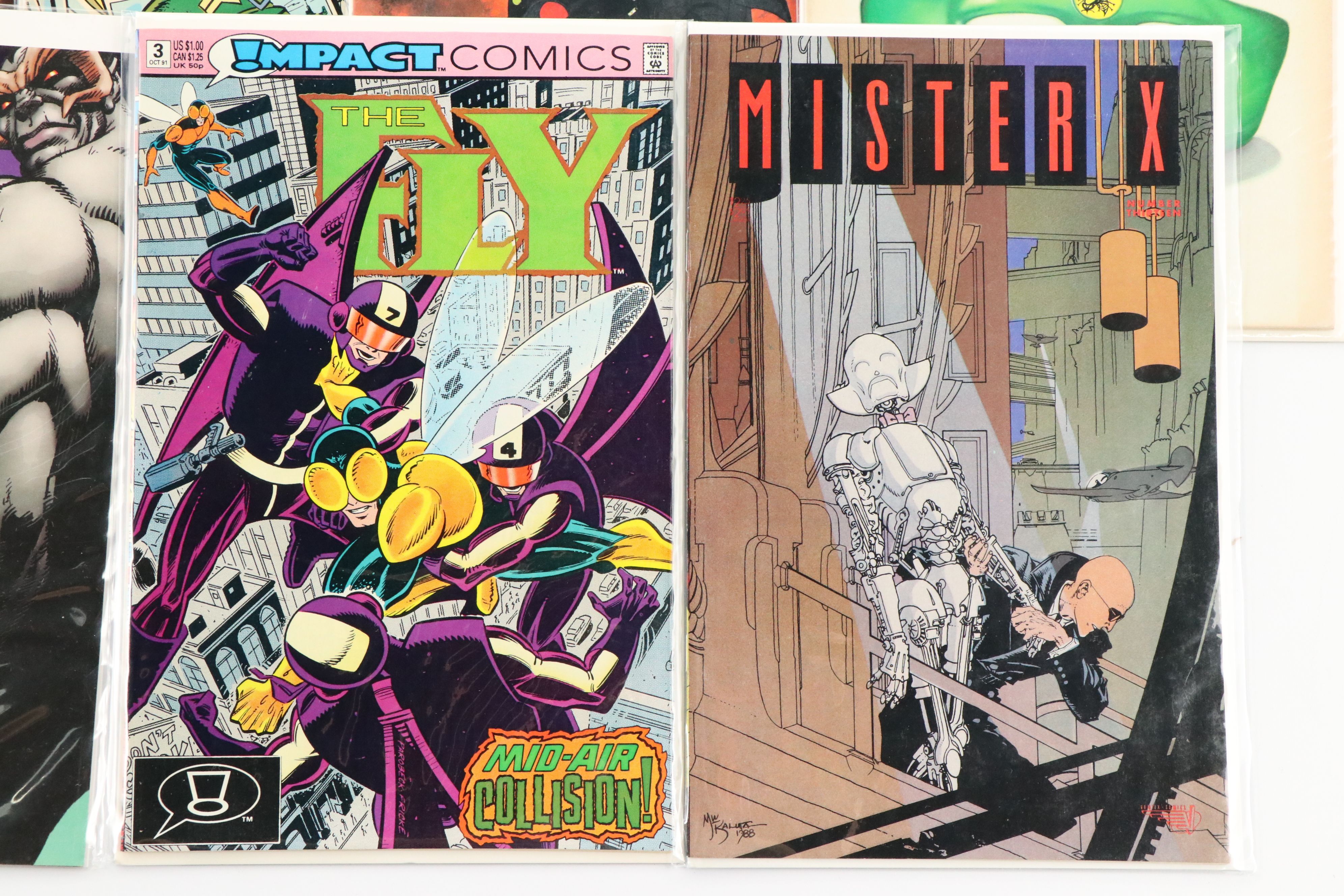 Modern Age Indie Comics Including "Scion," "Mister X" and "The Fly"