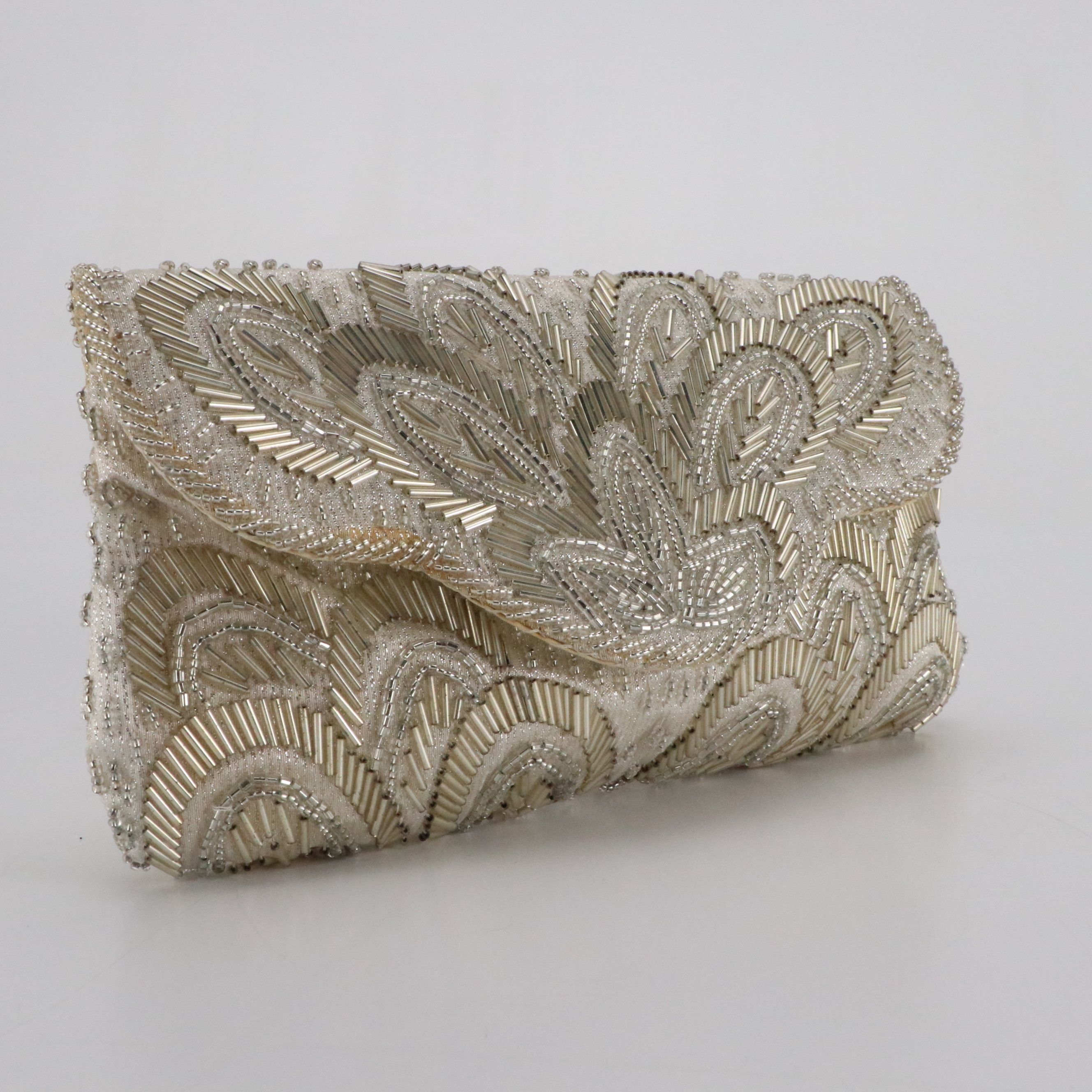 Tabitha Handwoven Silk Zip Pouch, La Regale Beaded Clutch, St. John Scarf & More