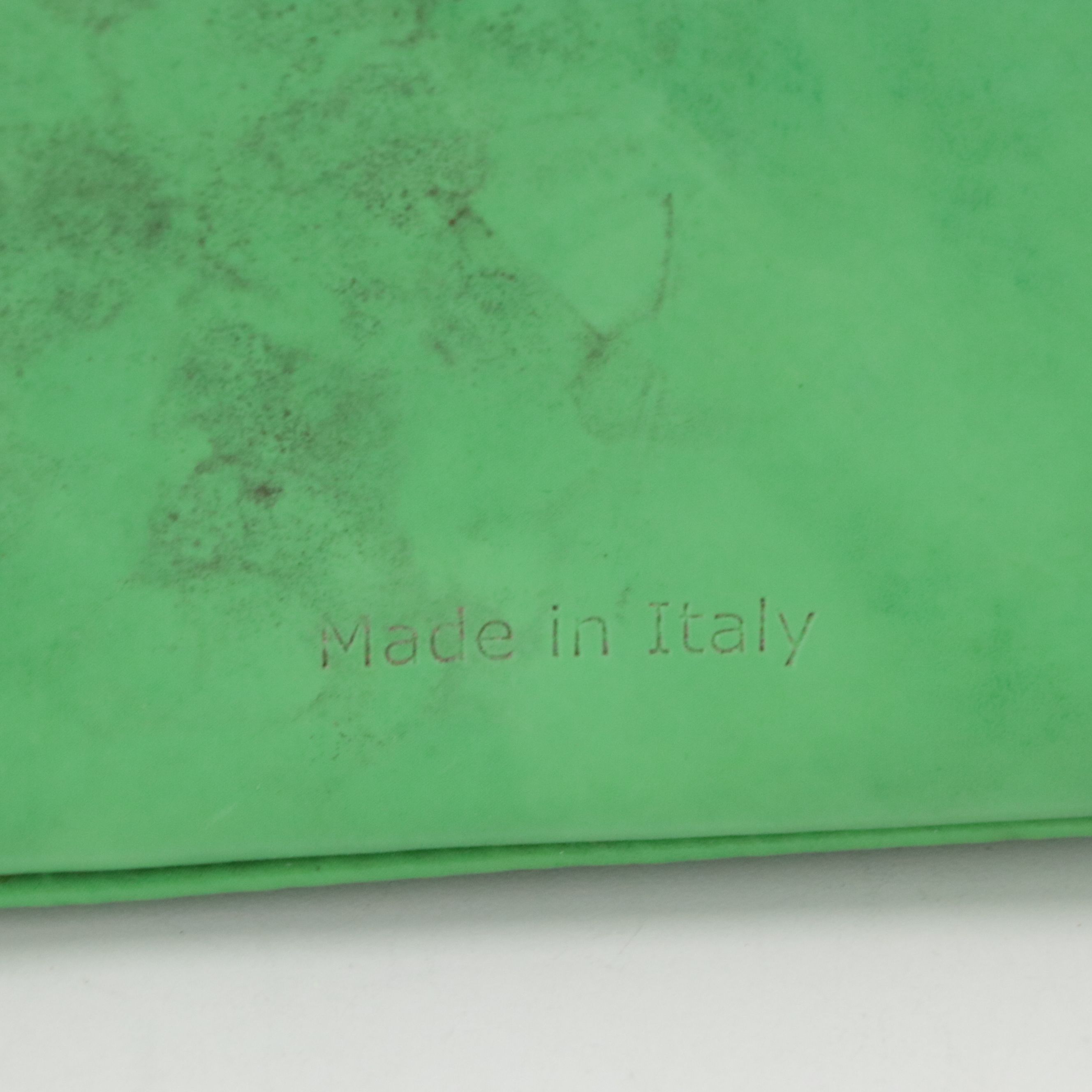 Pratesi Firenze Green Leather Bamboo Top Handle Two-Way Bag