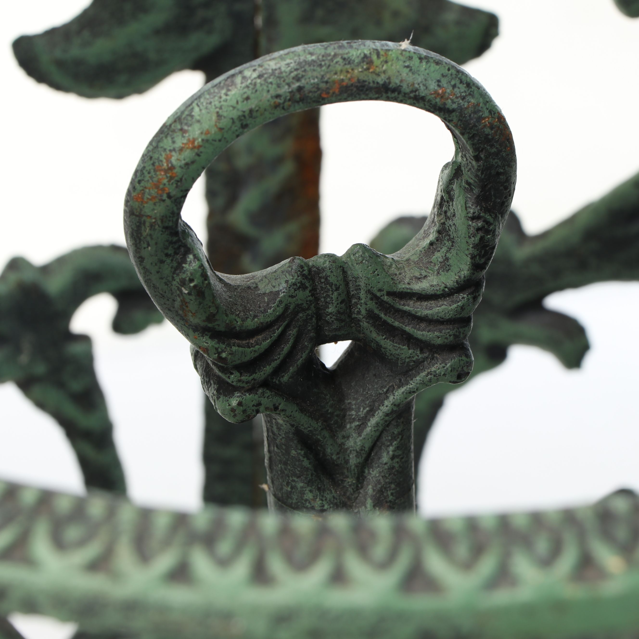 Cast Iron Scrollwork Umbrella Stand
