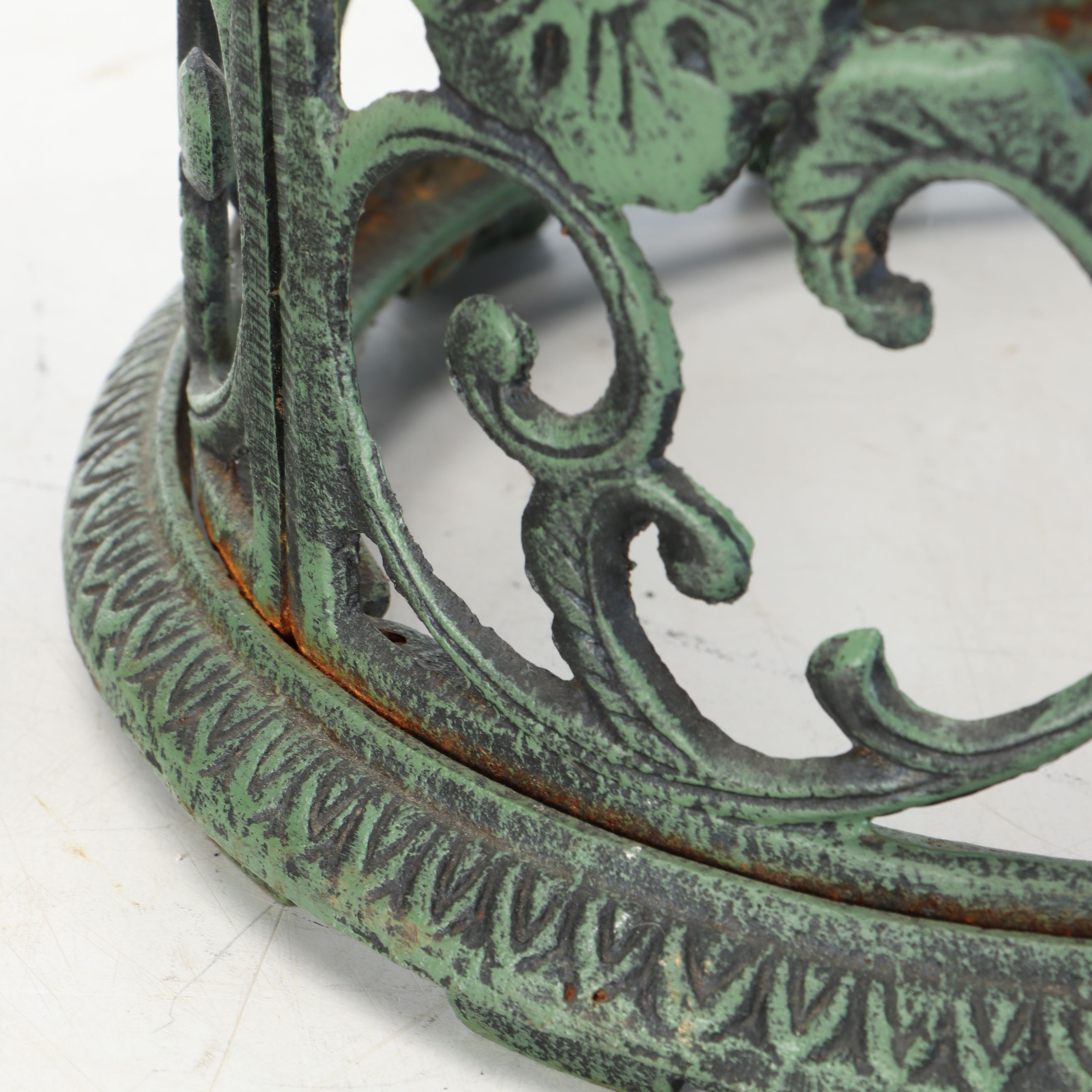 Cast Iron Scrollwork Umbrella Stand