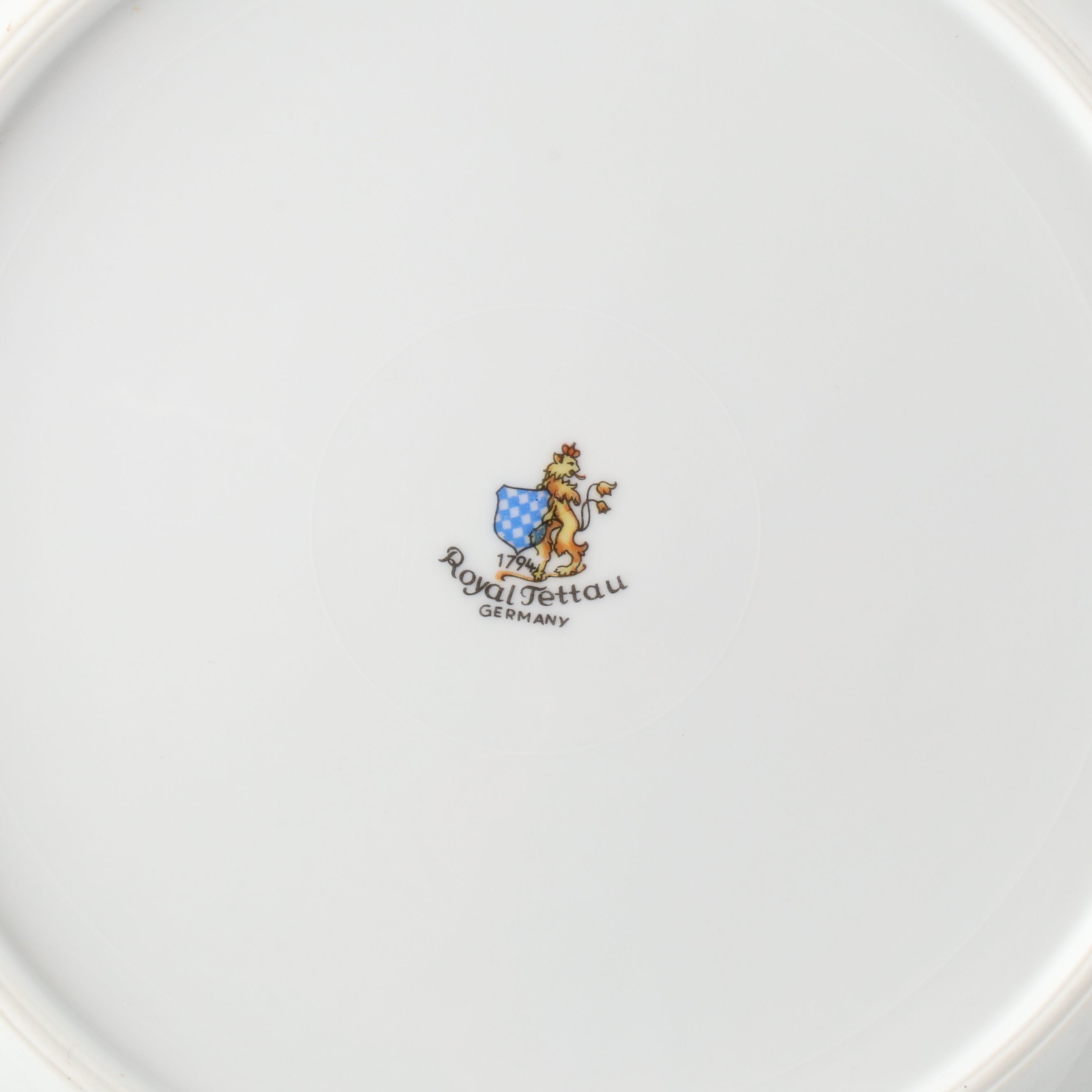 Royal Tettau Porcelain "Dogwood" Dinnerware, Mid to Late 20th Century