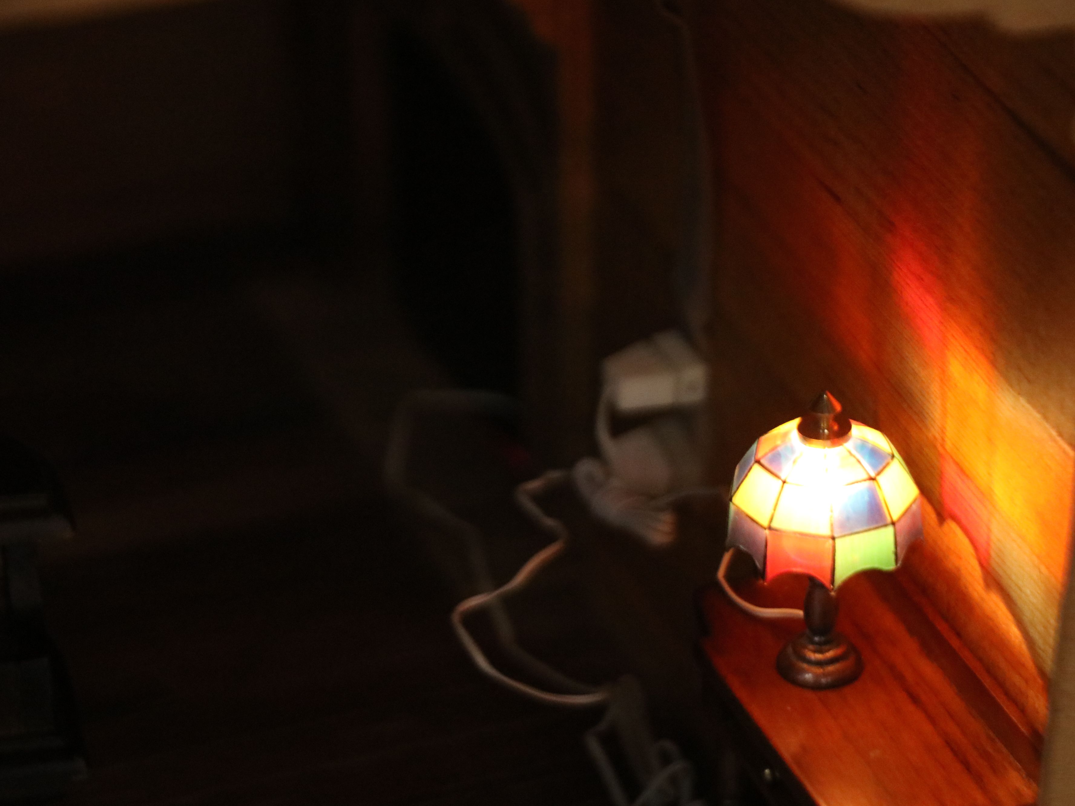 Handcrafted Victorian Style Electrified Wooden Doll House with Accessories