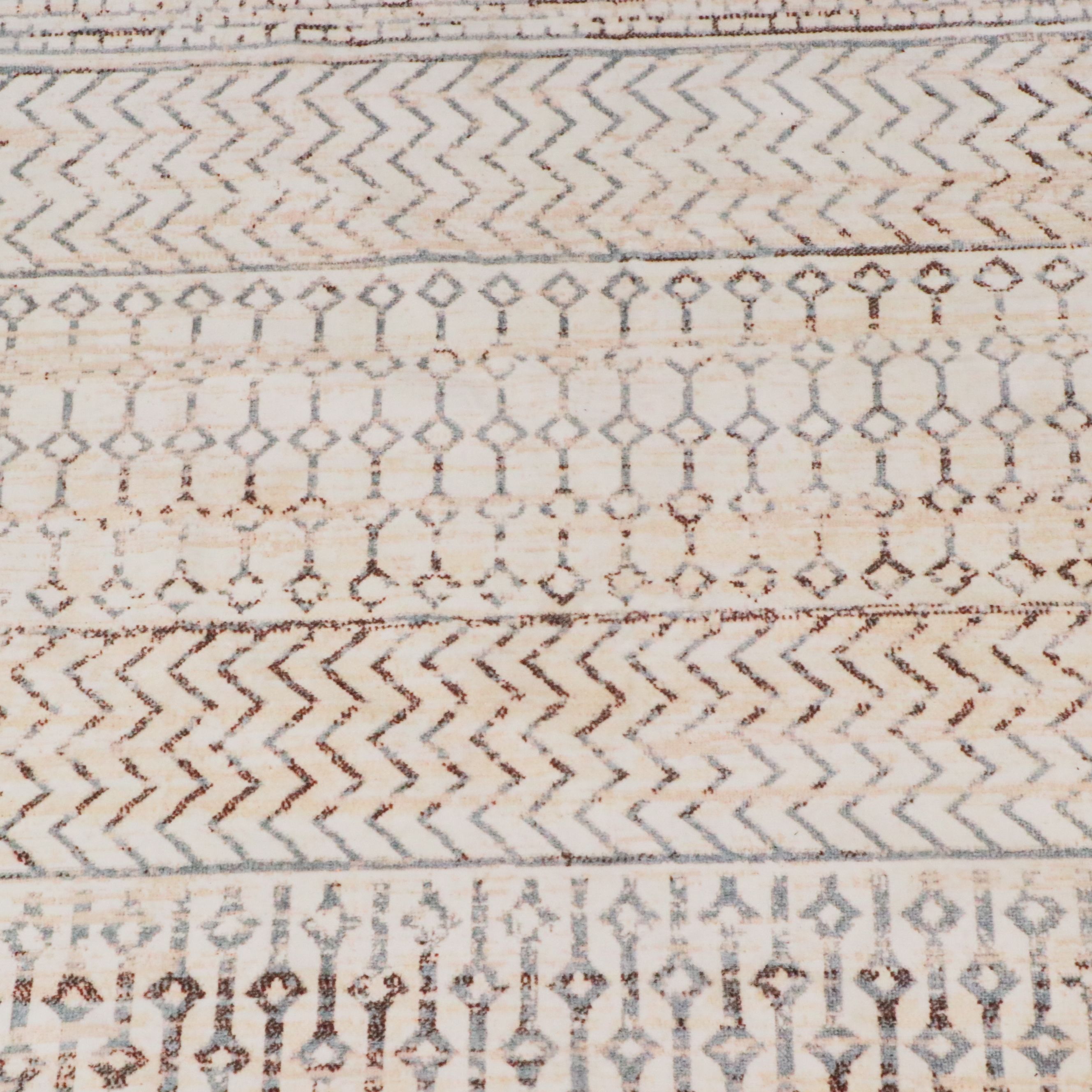 5' x 7'11 Machine Made Contemporary Geometric Area Rug