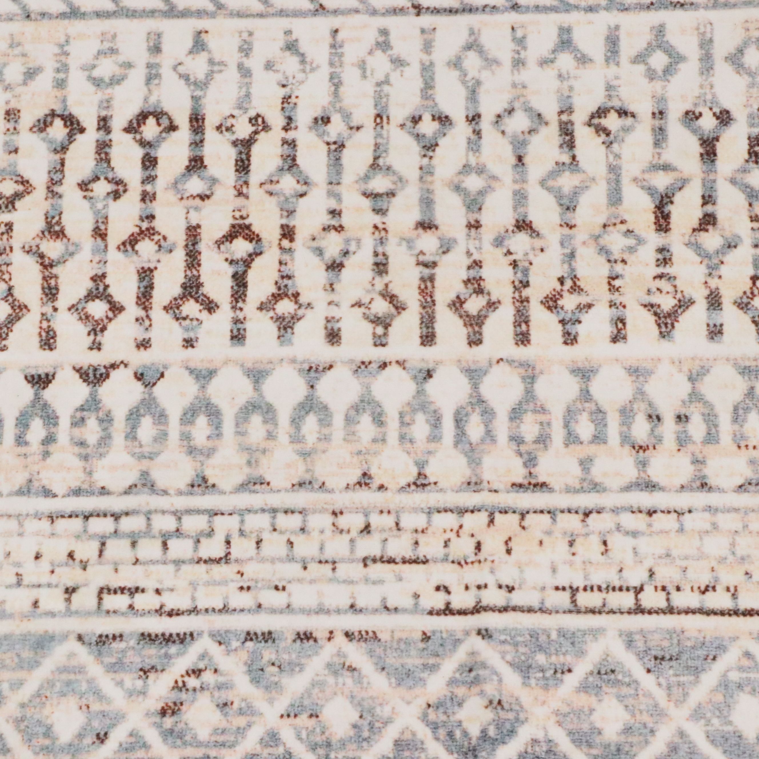 5' x 7'11 Machine Made Contemporary Geometric Area Rug