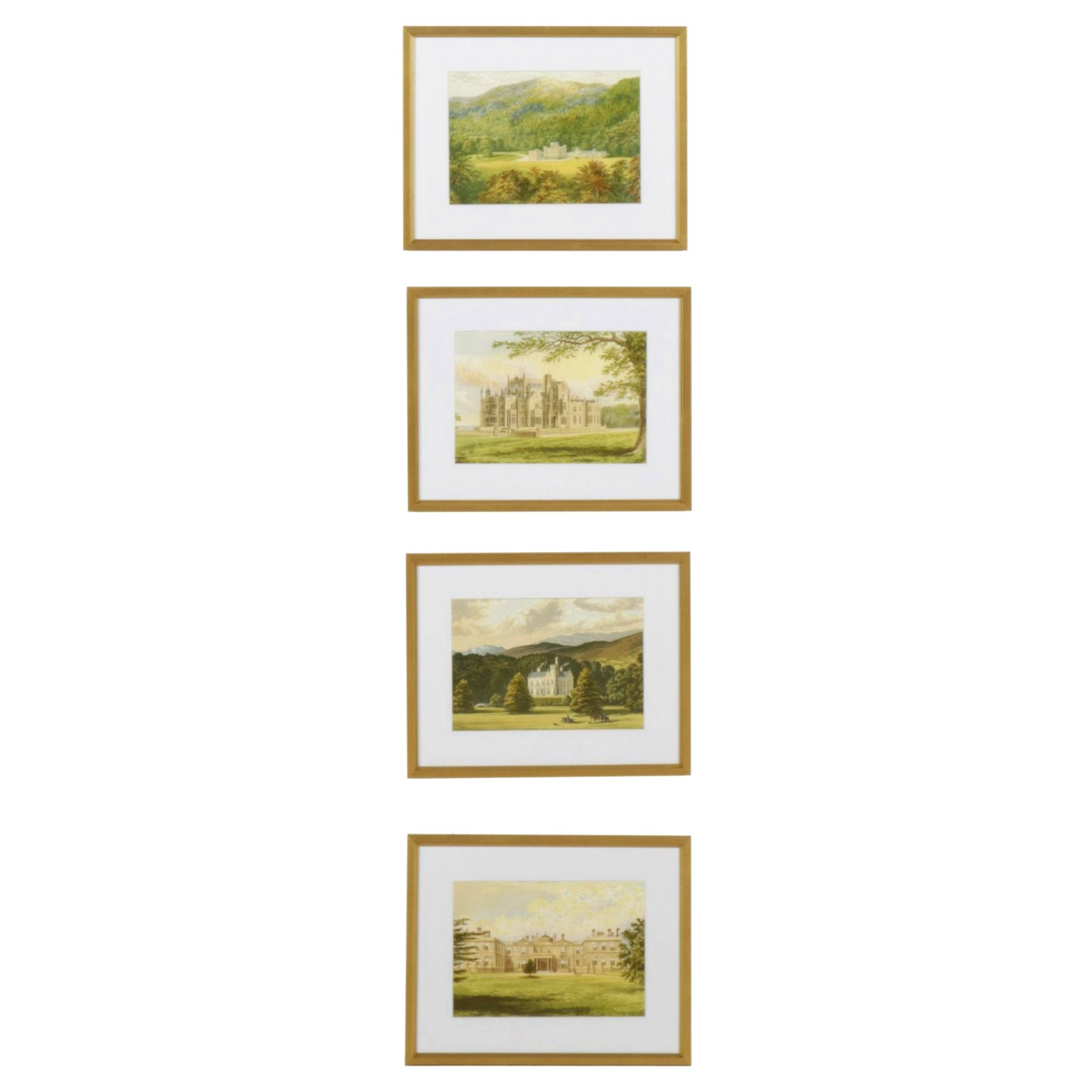 Architectural Giclées of European Castle Facades After Alexander Francis Lydon