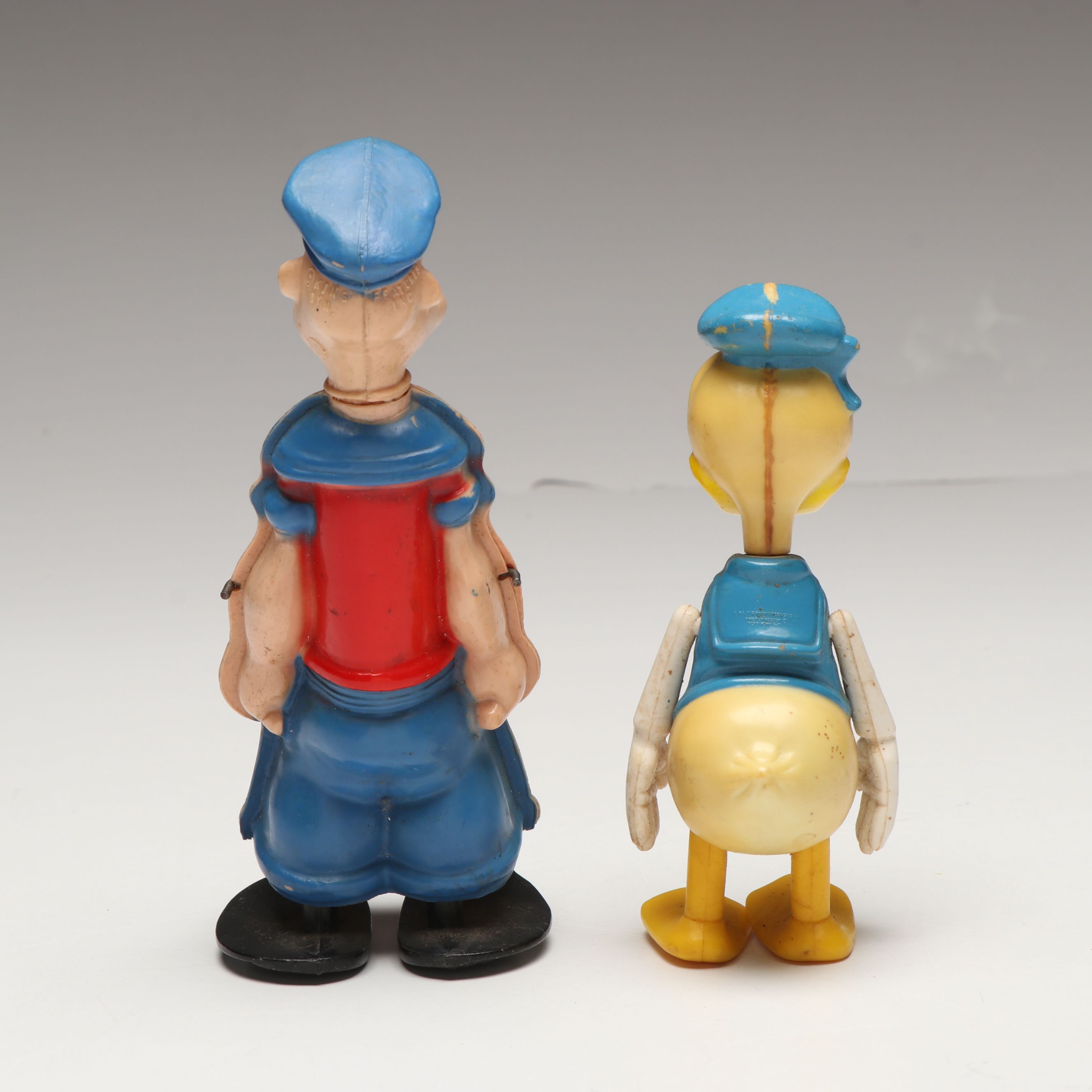 Irwin Popeye the Sailor and Walt Disney Products Donald Duck Toys