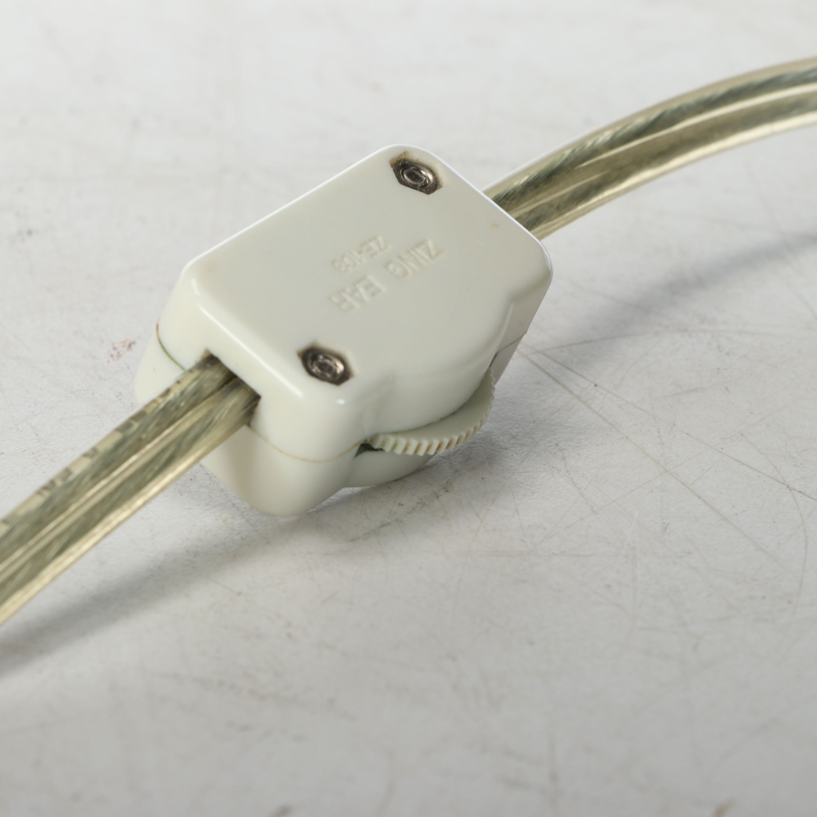 Deco Revival Champagne Nickel Table Lamp with White Panel Glass Shade