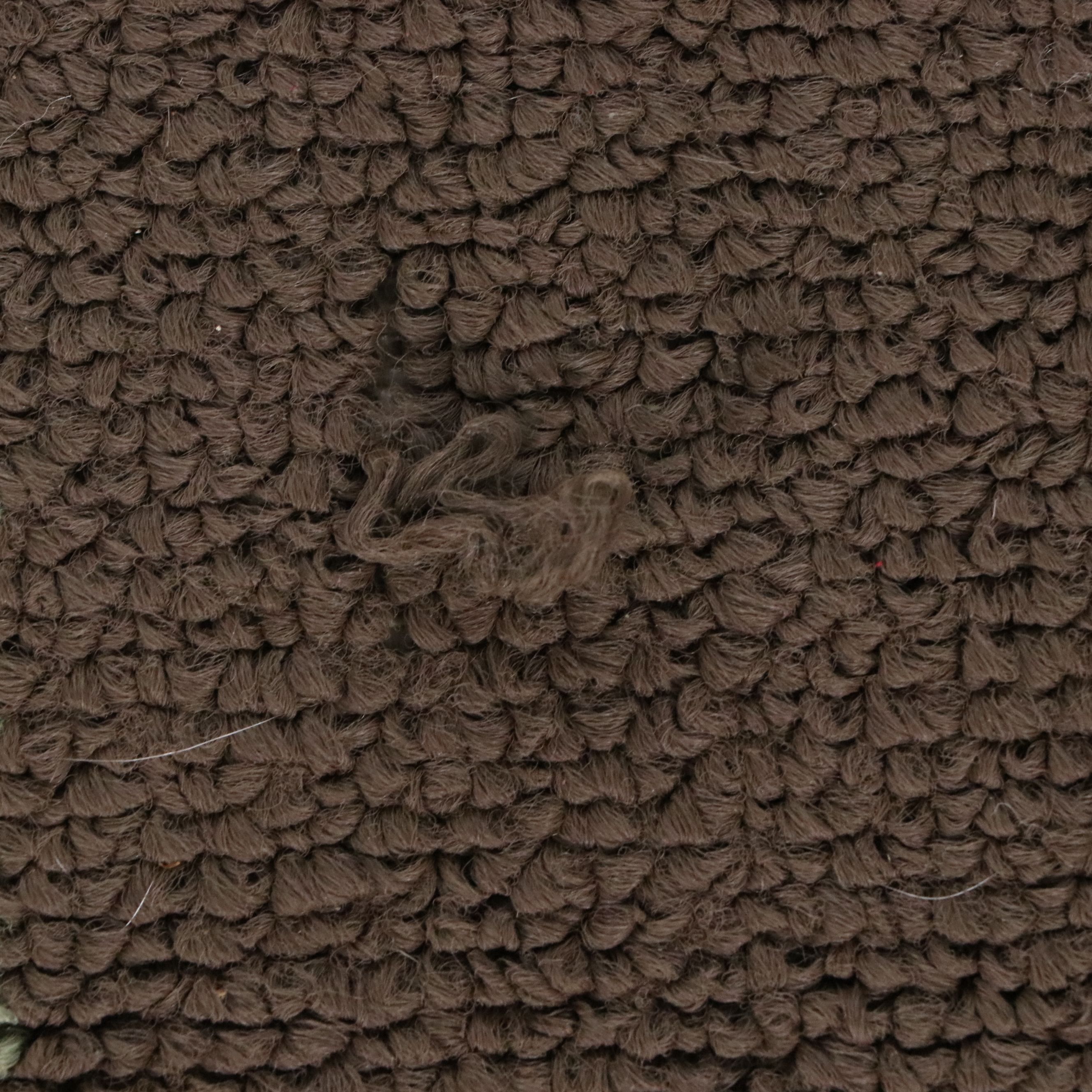 4'1 x 5'6 Machine Made Room Essentials Brown and Green Stripe Area Rug