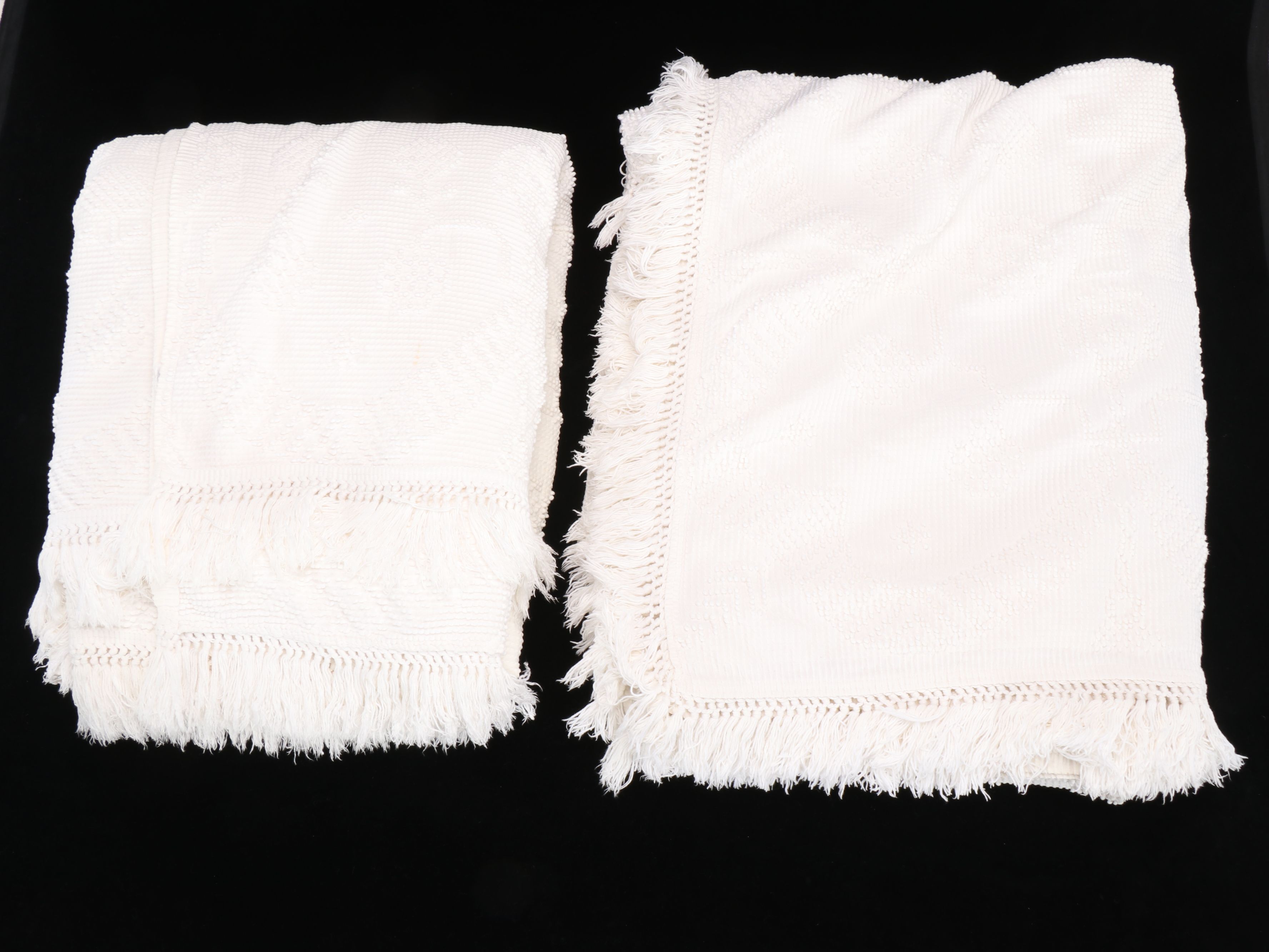 Bates "George Washington Choice" Fringed Chenille Cotton Bedspreads