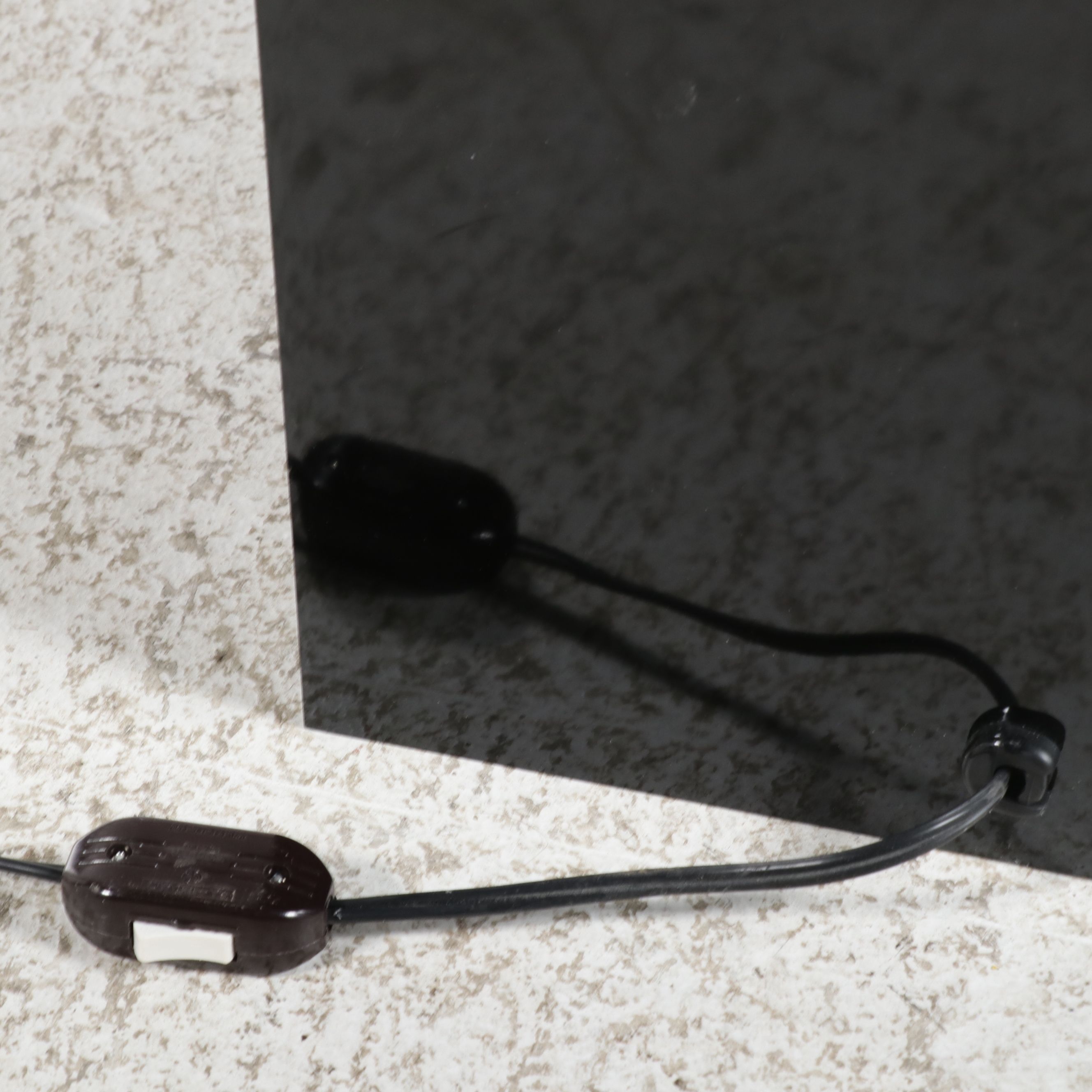 Illuminated Black Laminate Gallery Pedestal, Late 20th Century