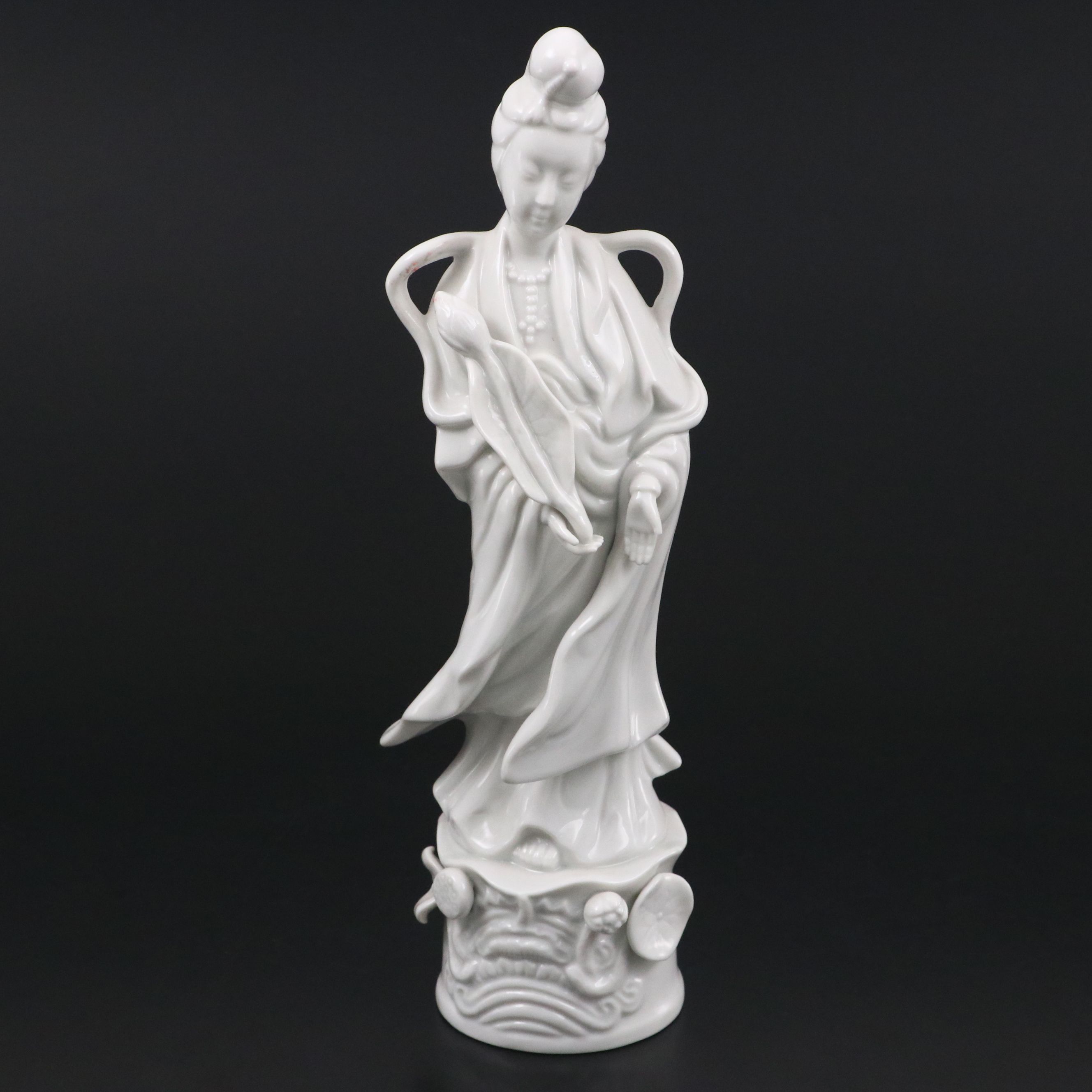 Chinese Blanc de Chine Guanyin Figurine