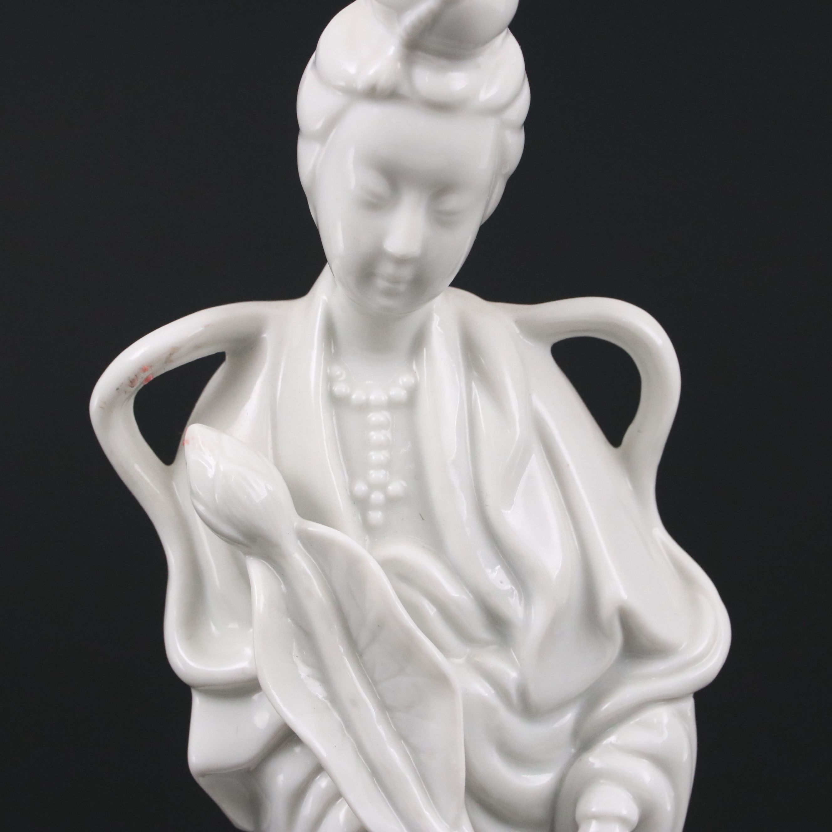 Chinese Blanc de Chine Guanyin Figurine