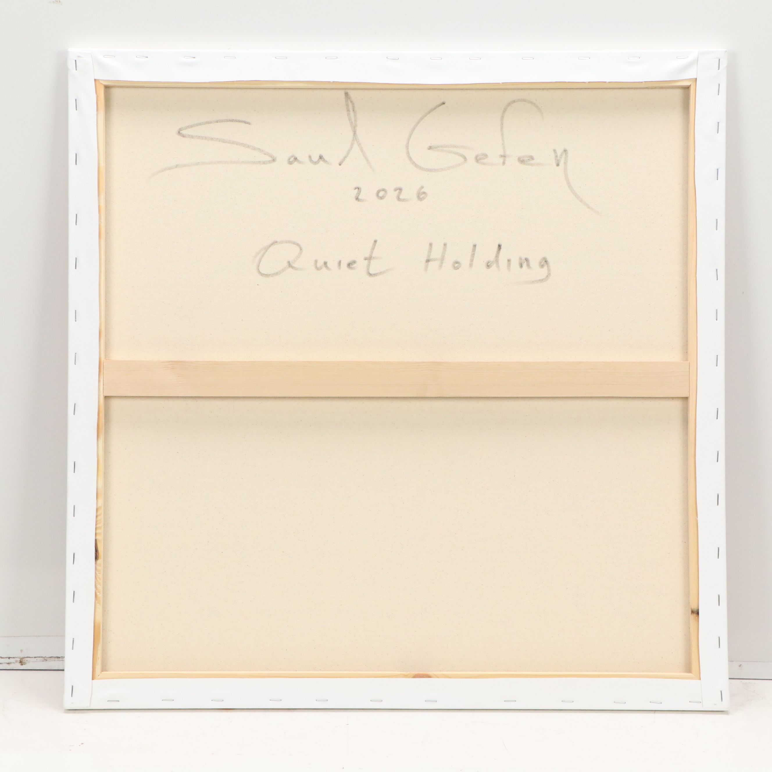 Saul Gefen Acrylic Painting "Quiet Holding," 2026