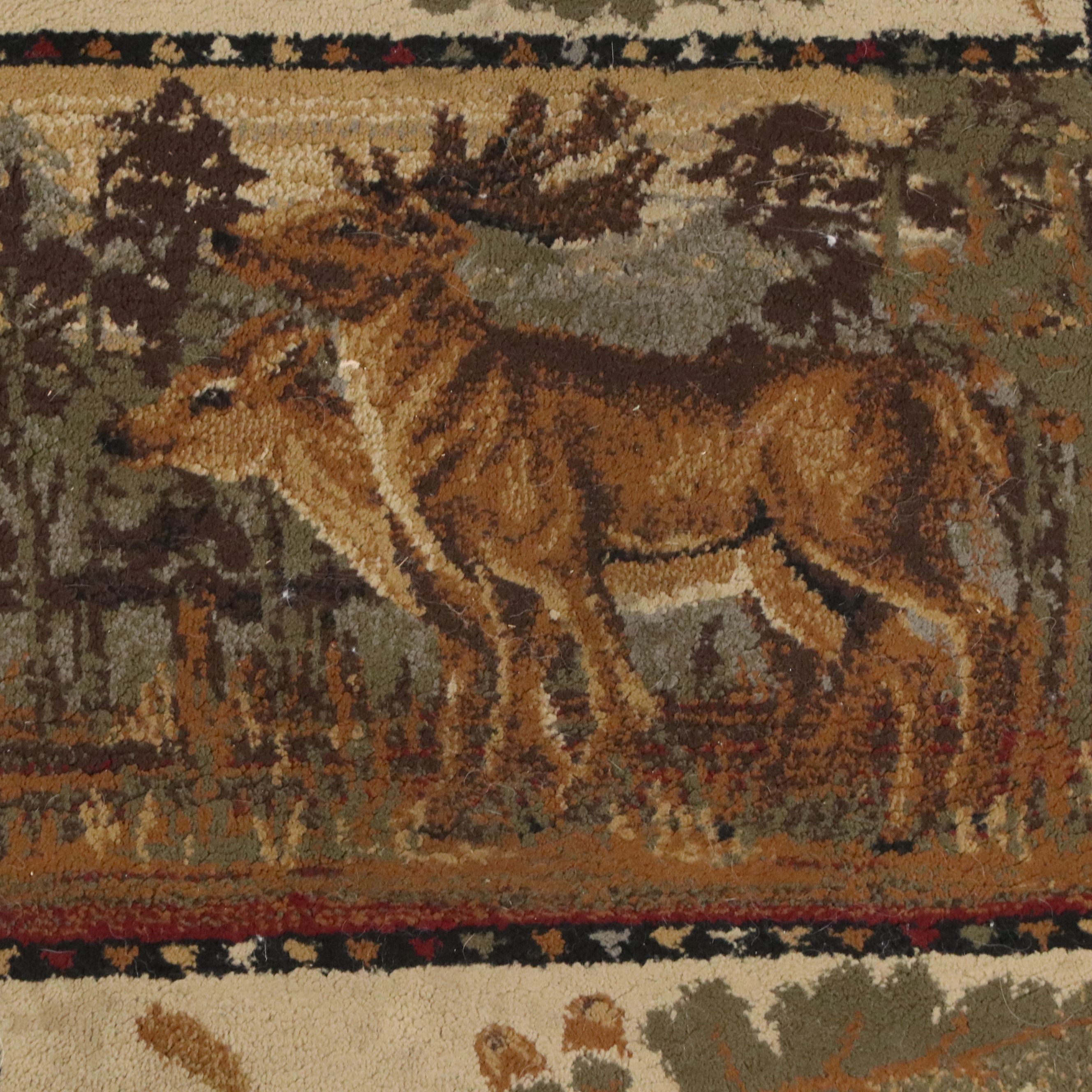 5'3 x 7'2 Power Loomed Tayse Rustic Western Cabin Style Accent Rug