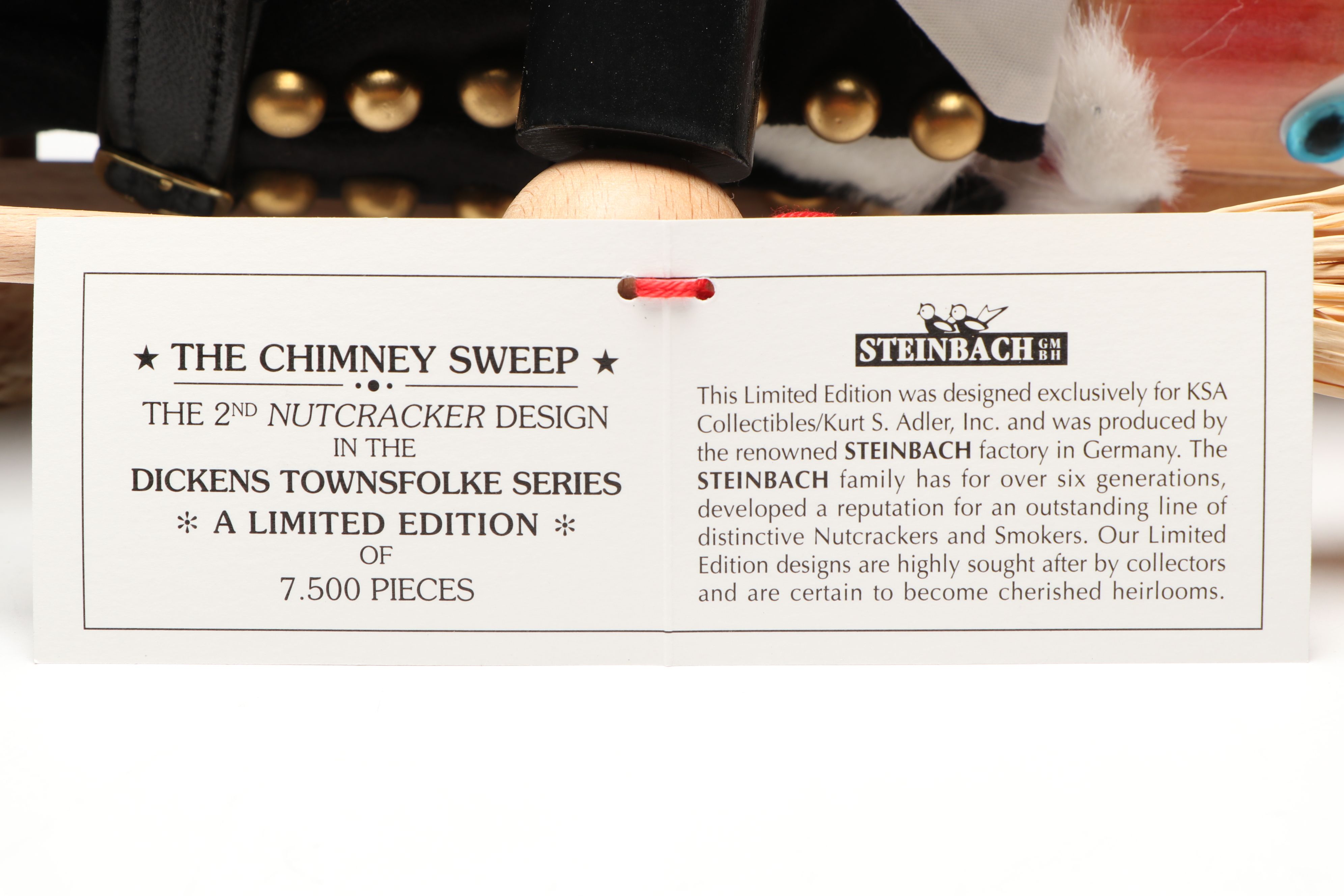 Steinbach Dickens' Townsfolke "The Chimney Sweep" German Nutcracker