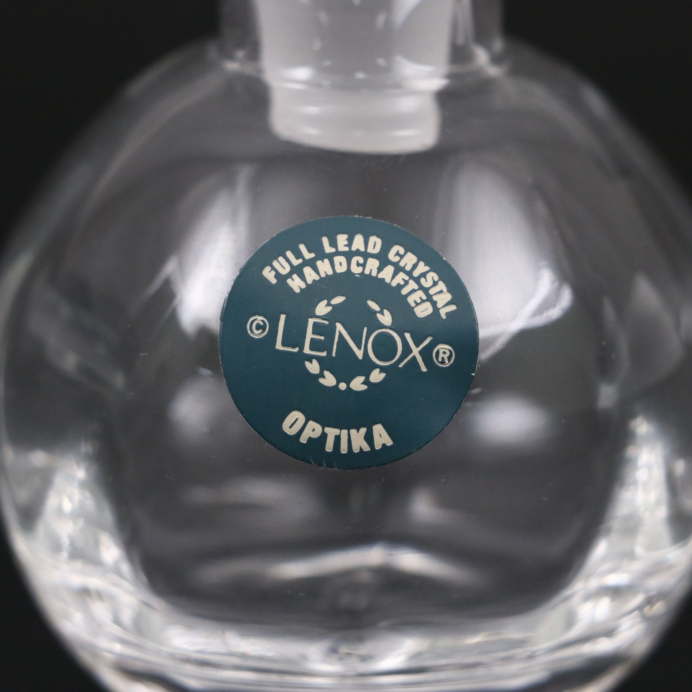 Lenox Crystal Orb Perfume Bottle