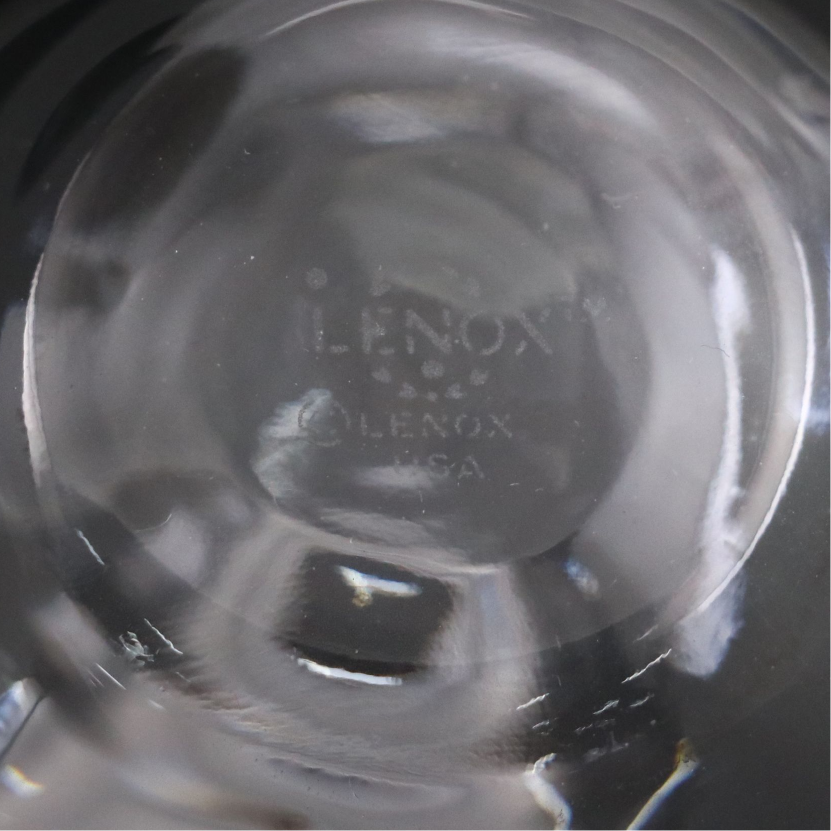 Lenox Crystal Orb Perfume Bottle