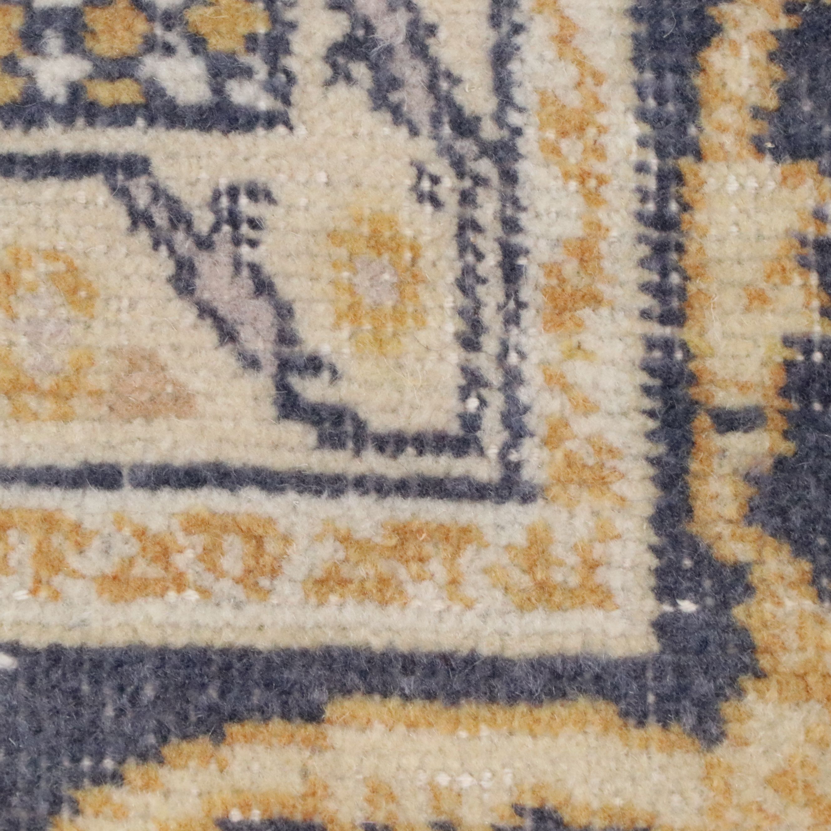 6'4 x 9'7 Hand-Knotted Turkish Oushak Area Rug