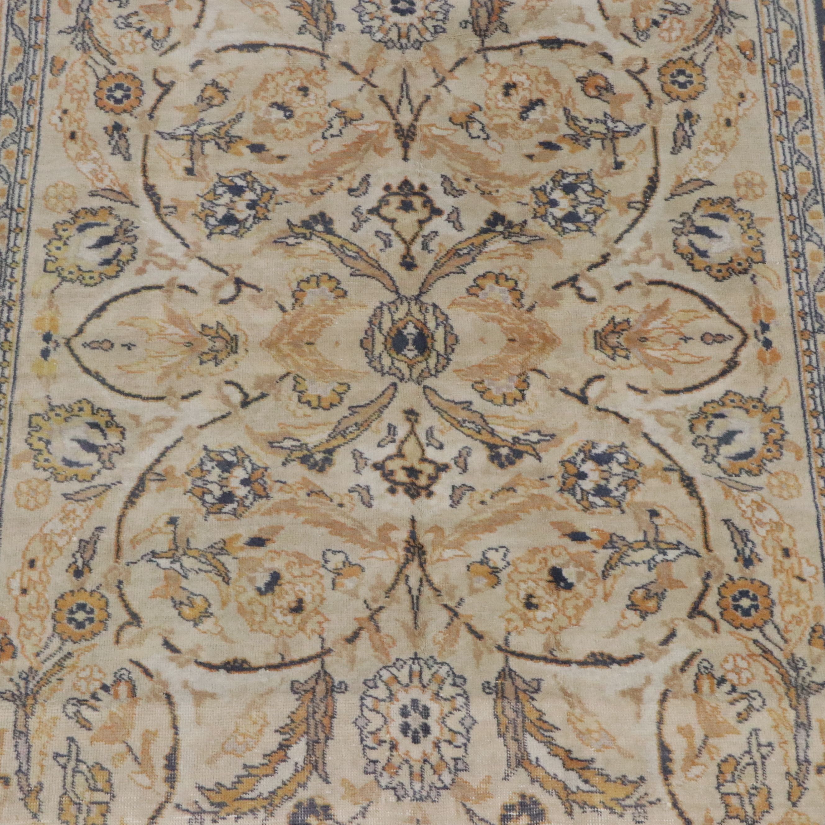 6'4 x 9'7 Hand-Knotted Turkish Oushak Area Rug