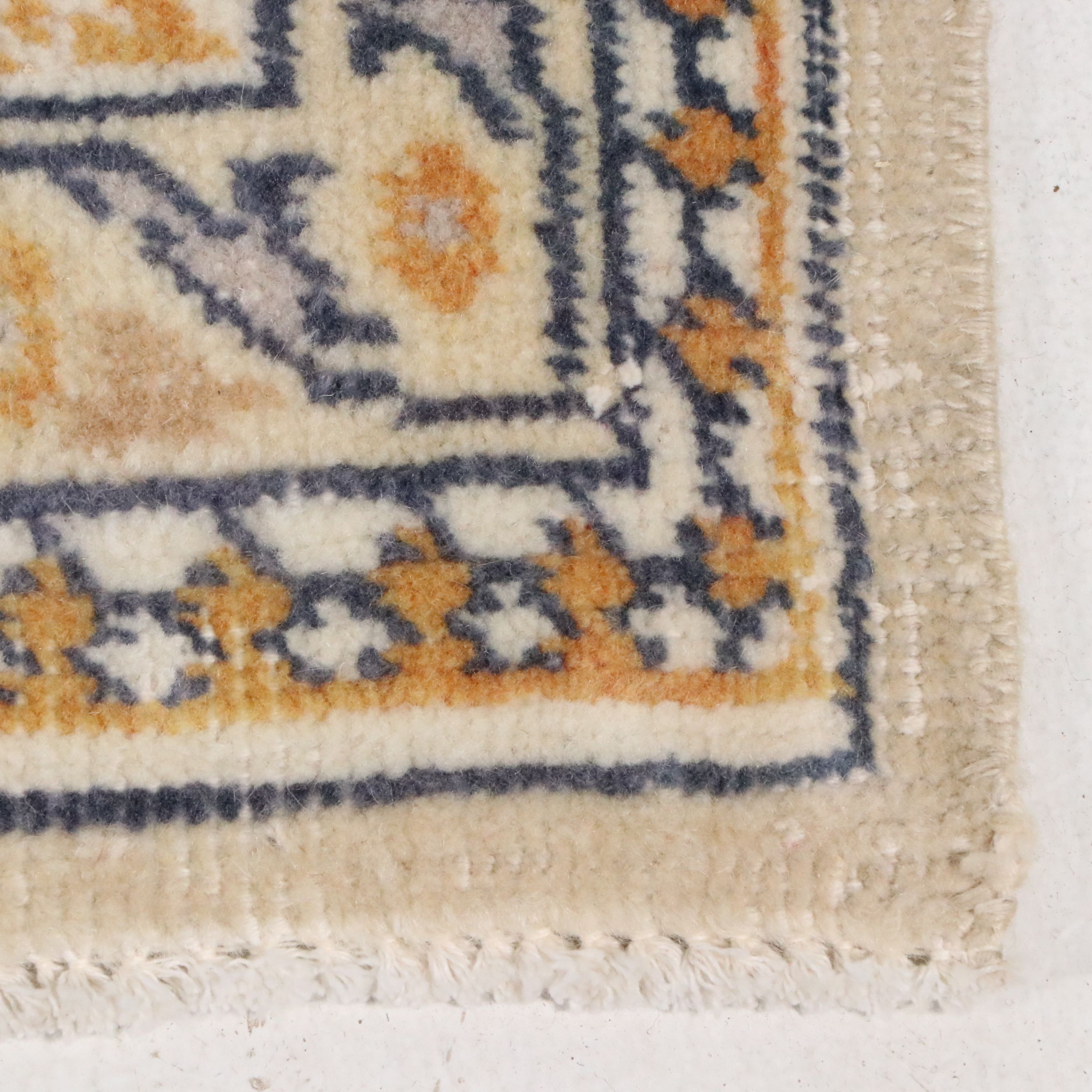 6'4 x 9'7 Hand-Knotted Turkish Oushak Area Rug