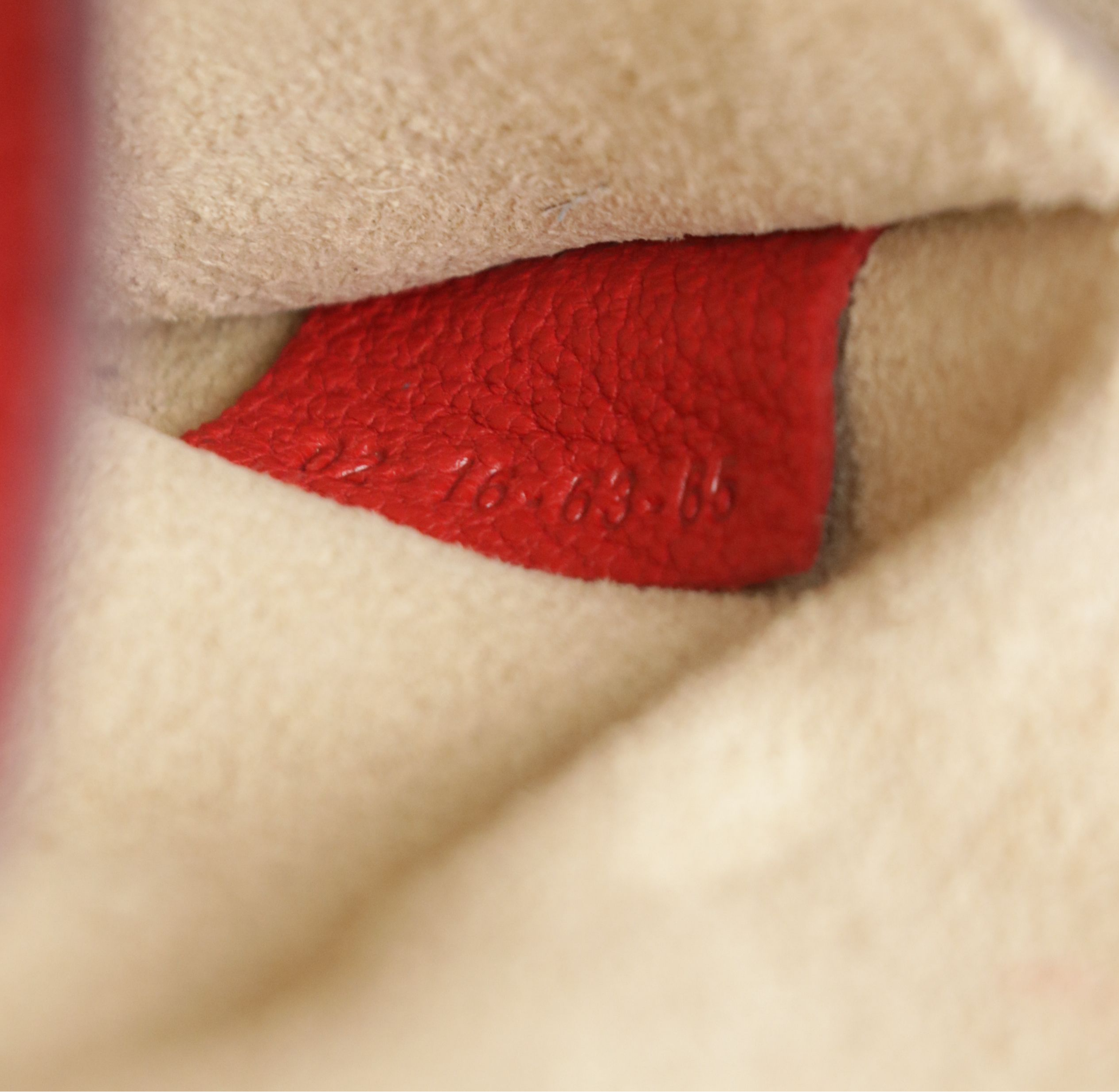 Chloé Mini Drew Crossbody Bag in Red Goatskin Leather