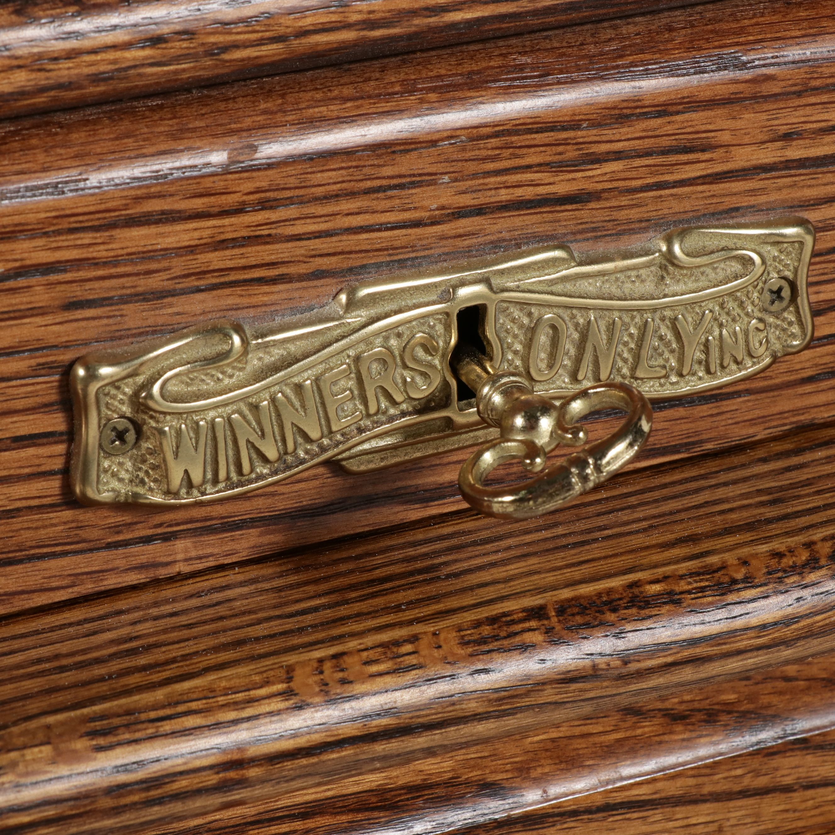 Winners Only Inc. Edwardian Style Oak Roll-Top Desk, Late 20th/21st Century