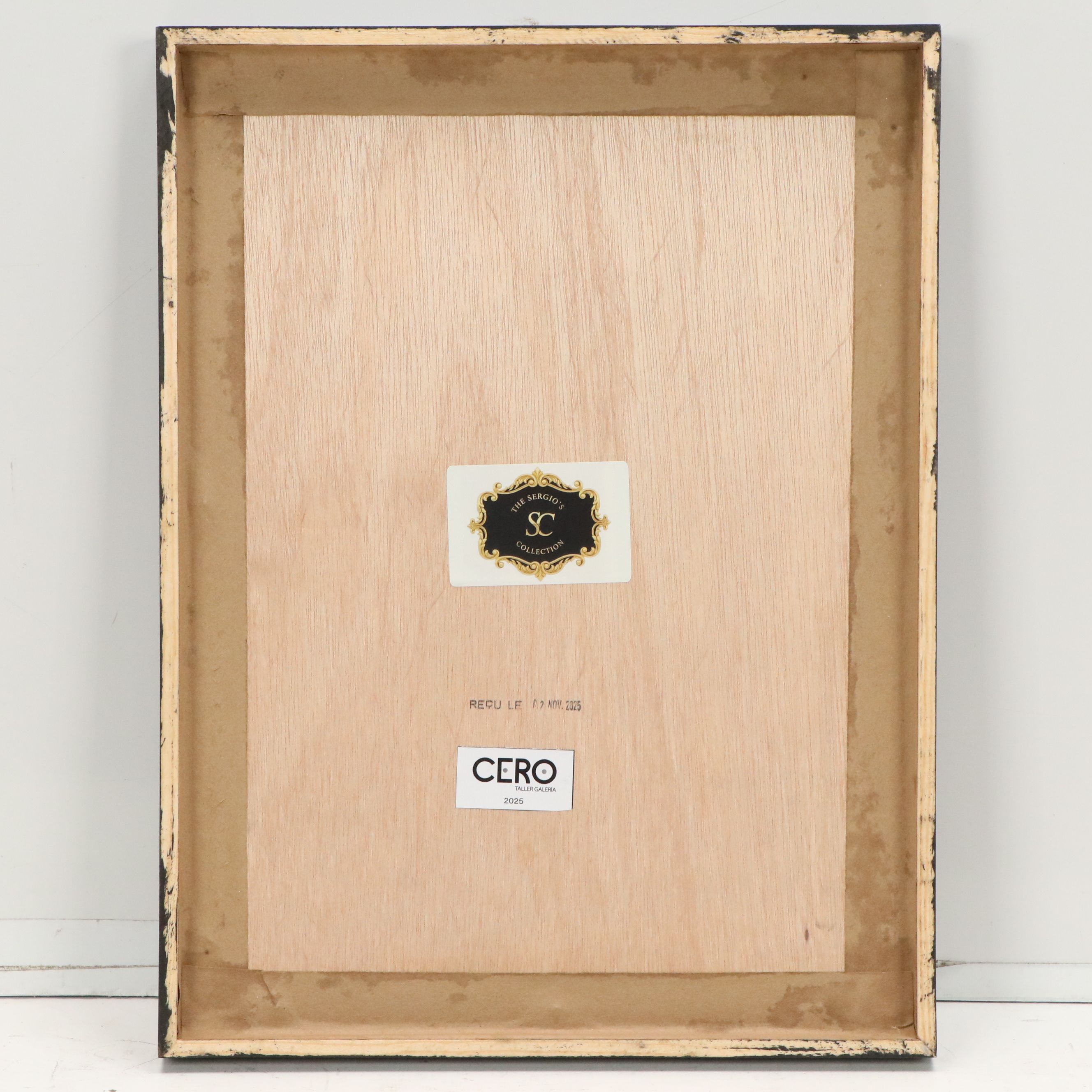 Ricardo Maya Acrylic Painting of Stylized Día de los Muertos Woman, 2025