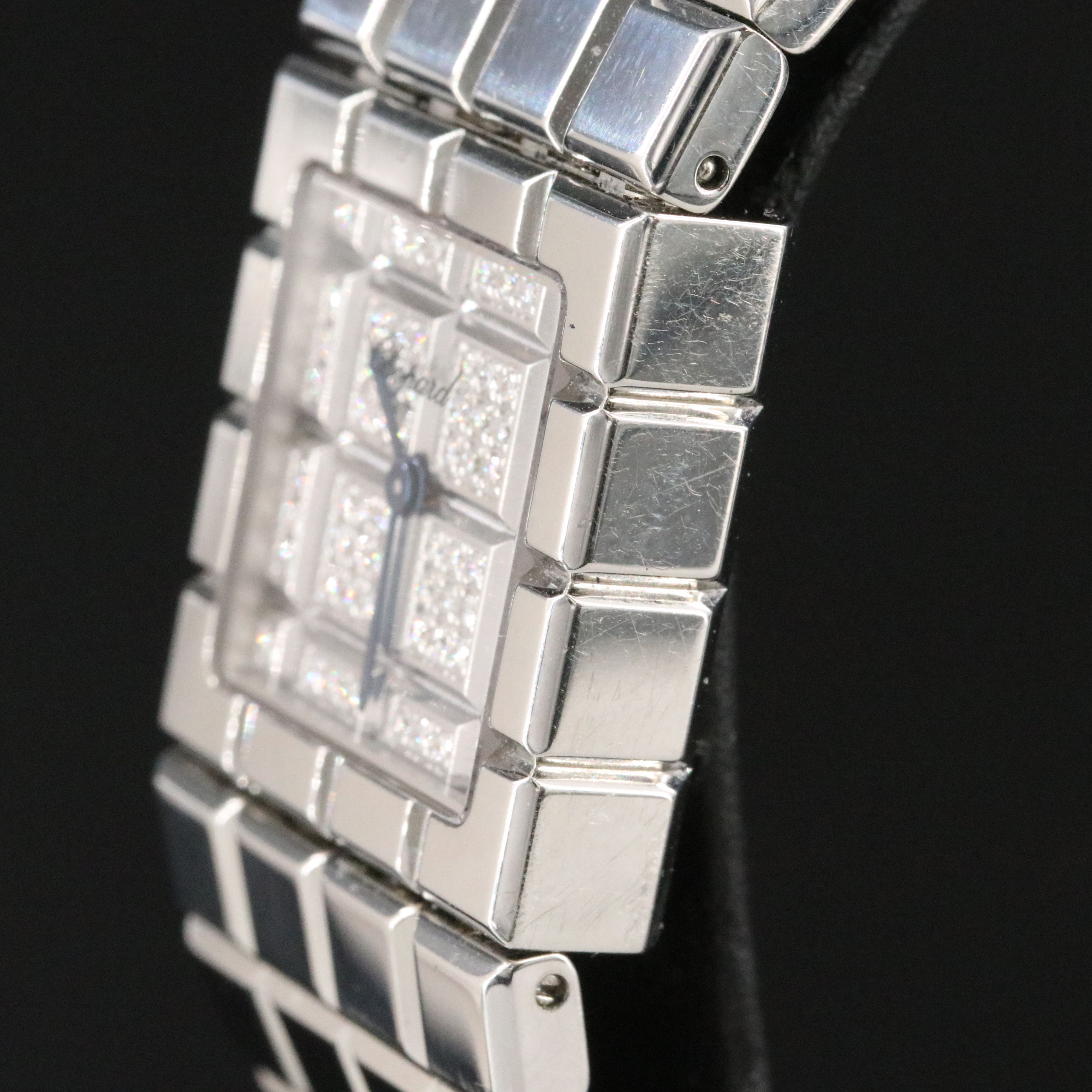 Chopard Ice Cube Diamond Steel Watch 11/8898