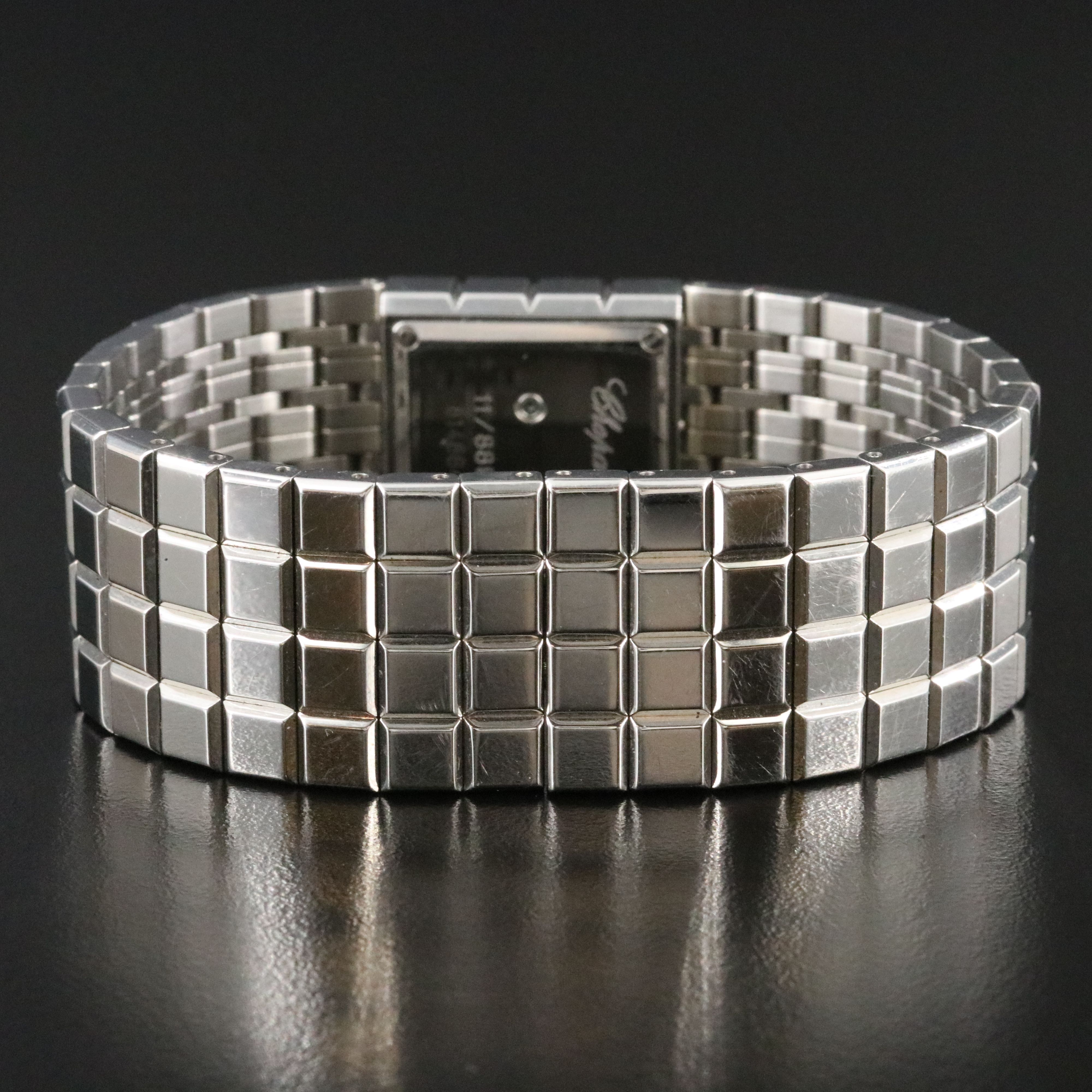 Chopard Ice Cube Diamond Steel Watch 11/8898
