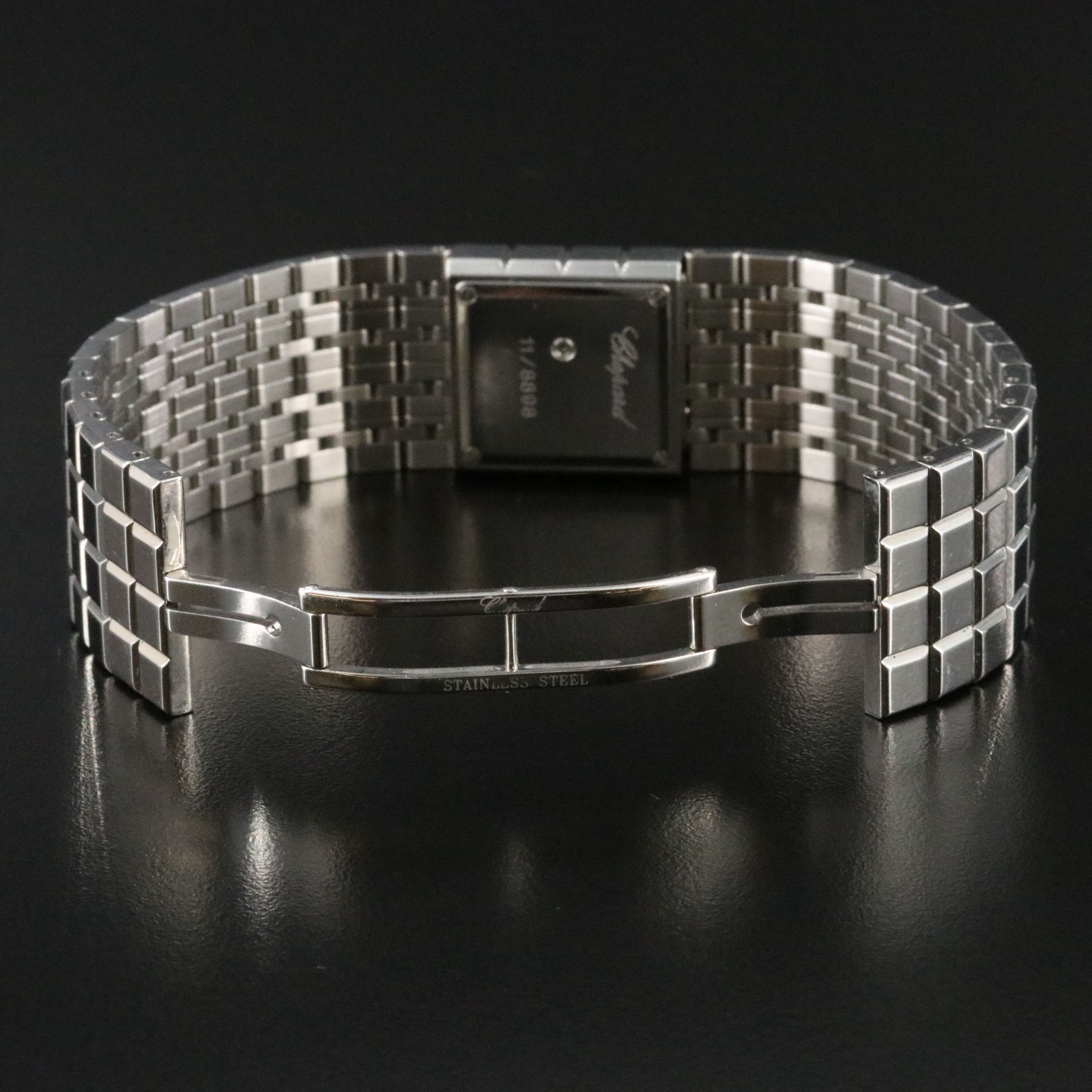 Chopard Ice Cube Diamond Steel Watch 11/8898