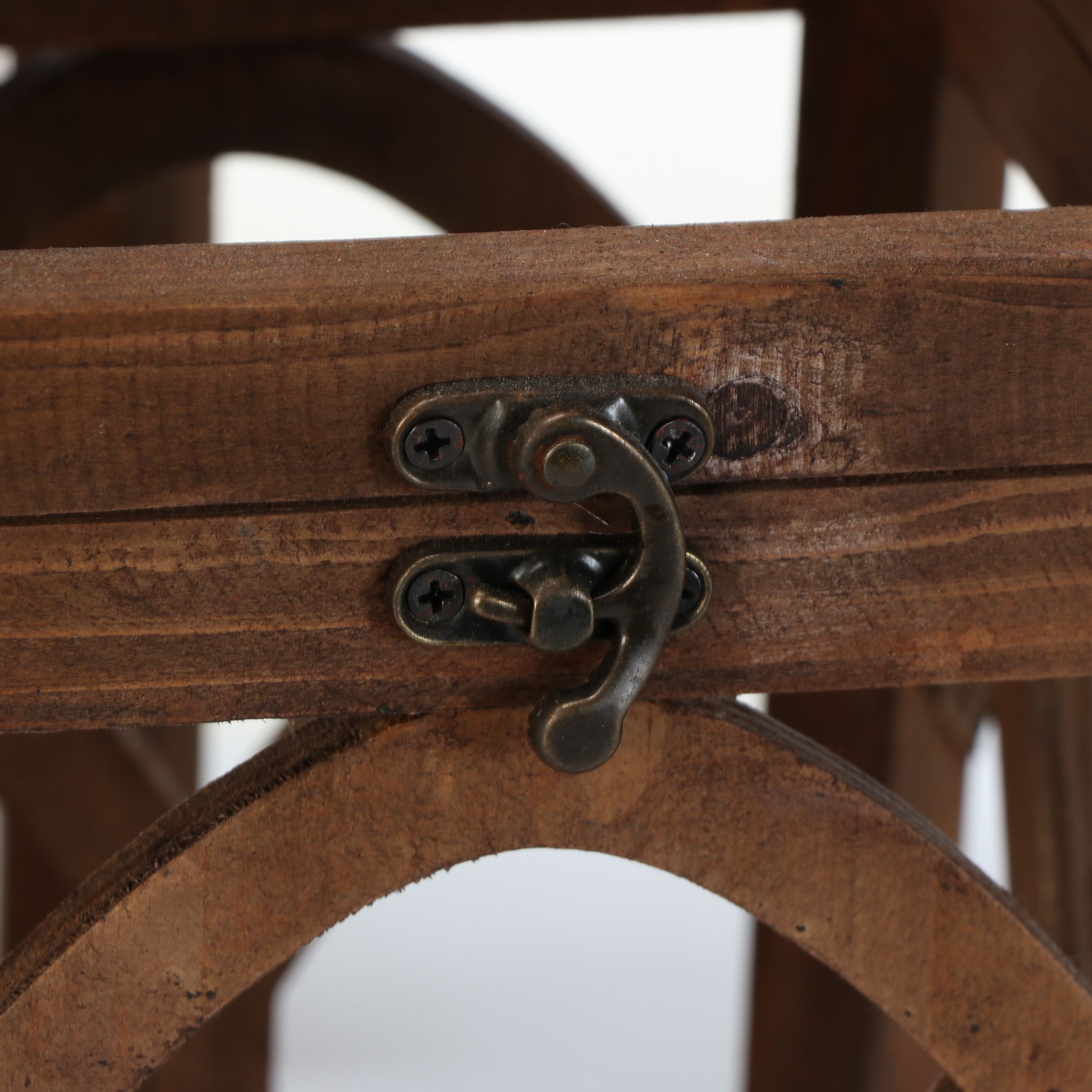 Rustic Wood Candleholders with Faux Topiary and Garden Stature
