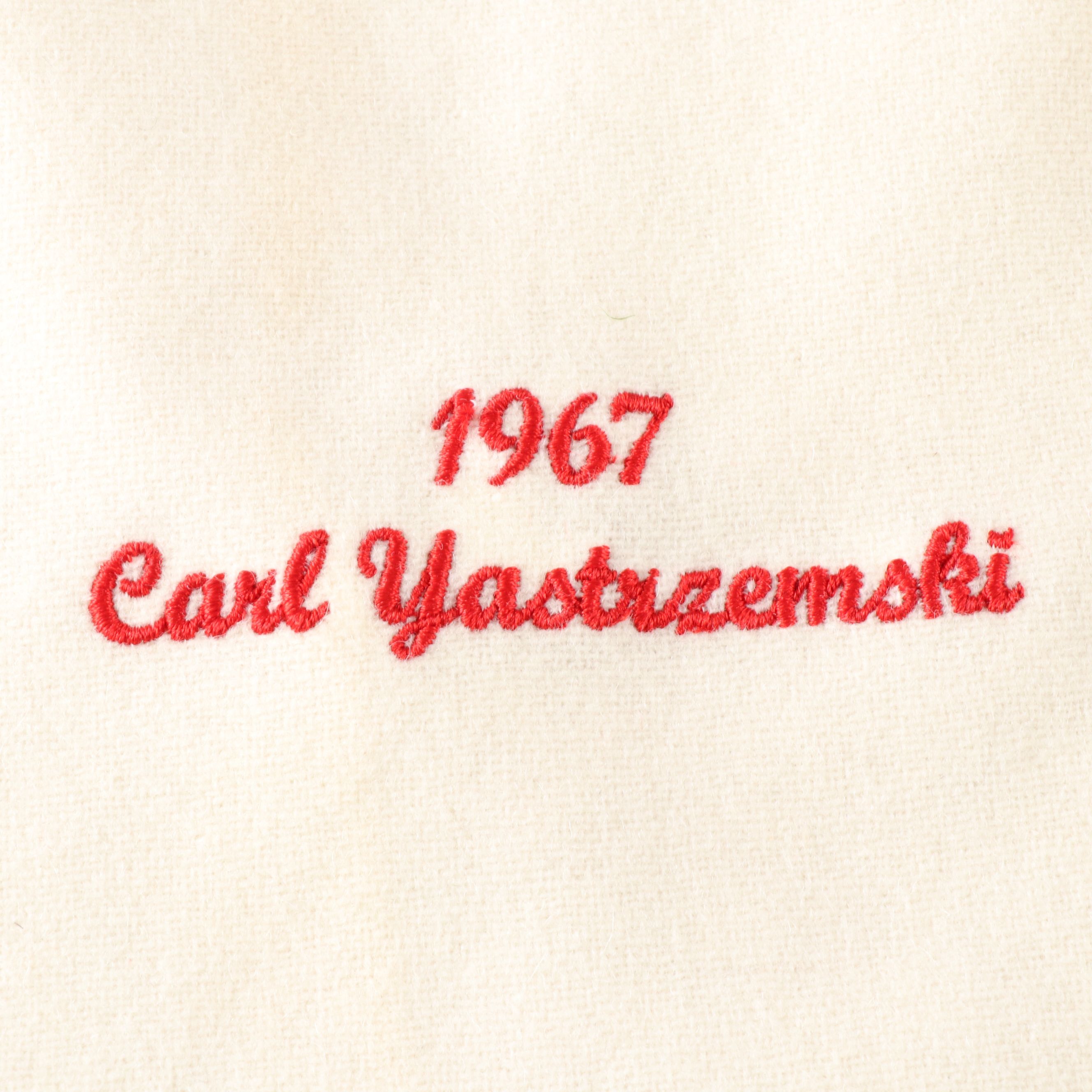 Carl Yastrzemski Signed Boston Red Sox Mitchell & Ness Baseball Jersey