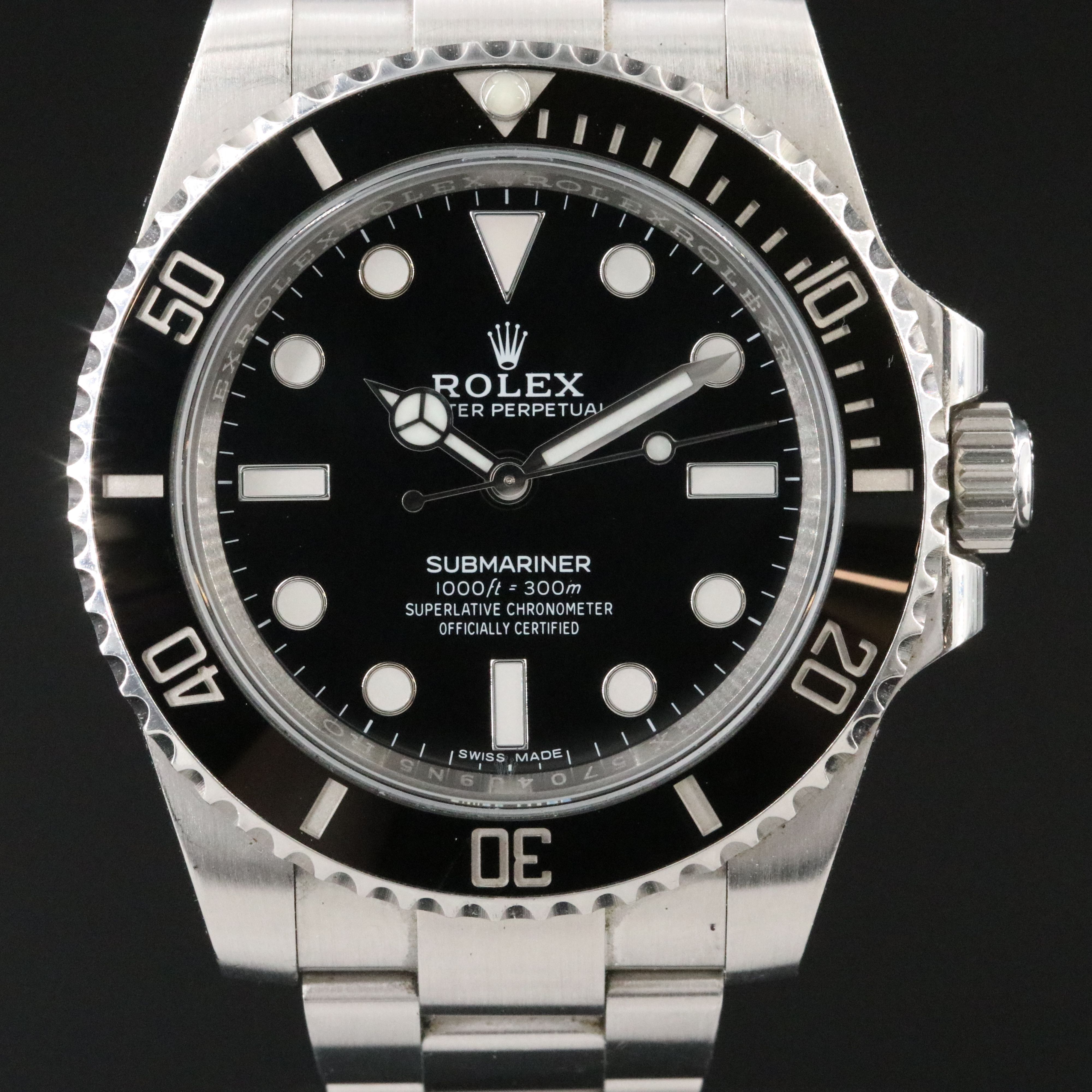Rolex Submariner No Date 1000ft. Watch