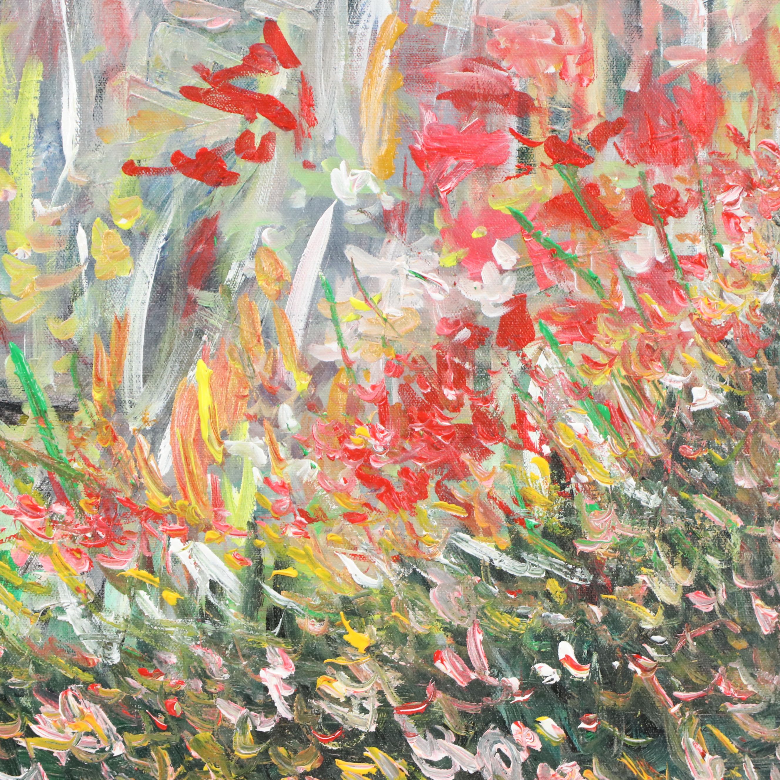 Saul Gefen Acrylic Painting "Rising Garden," 2026