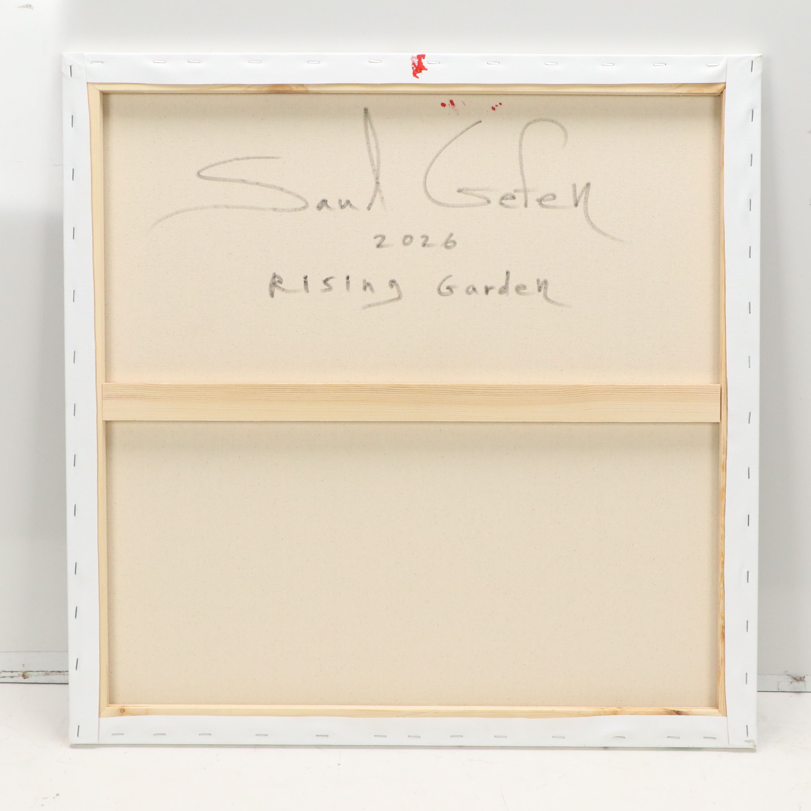 Saul Gefen Acrylic Painting "Rising Garden," 2026