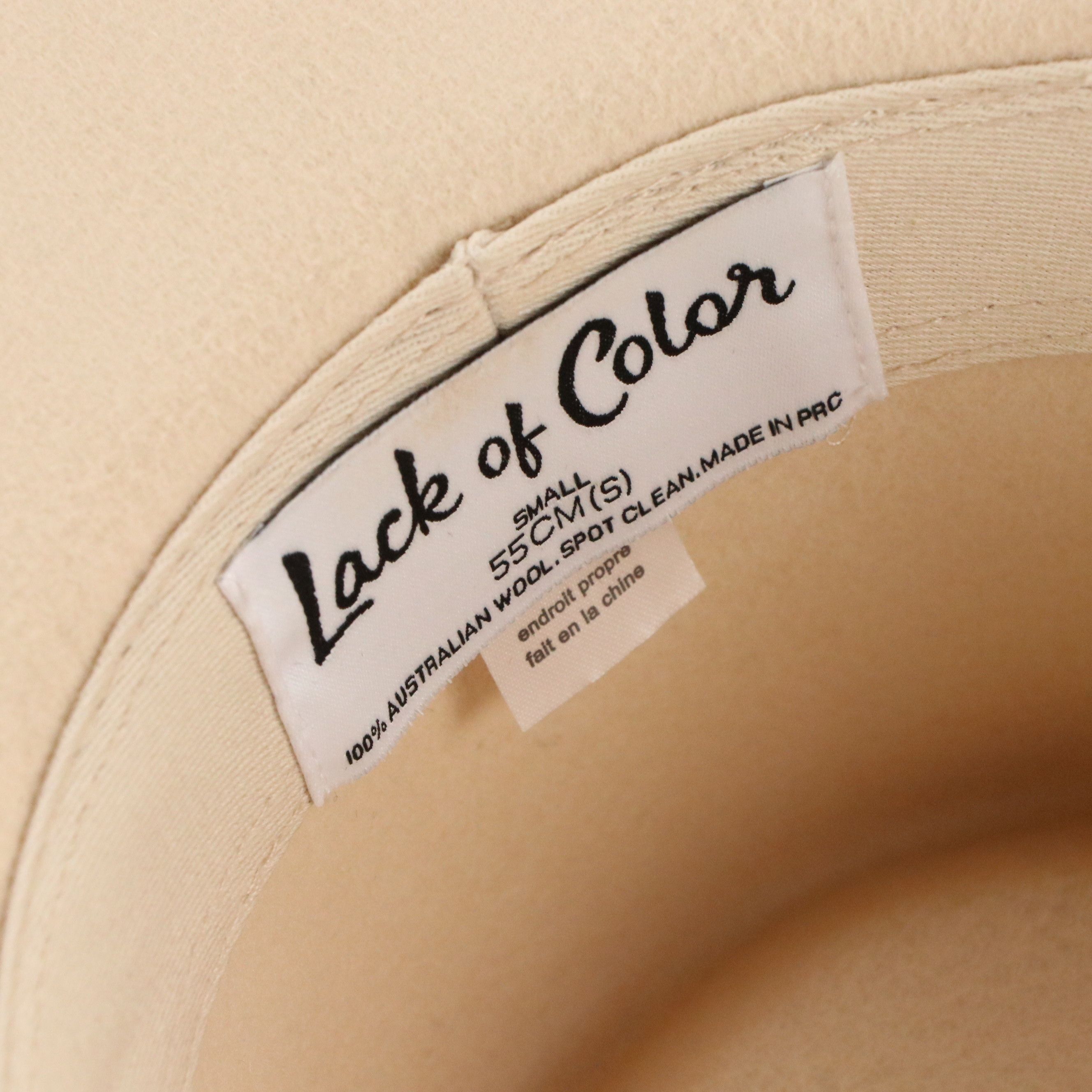 Lack of Color Rancher and Boater Hats in Australian Wool Felt