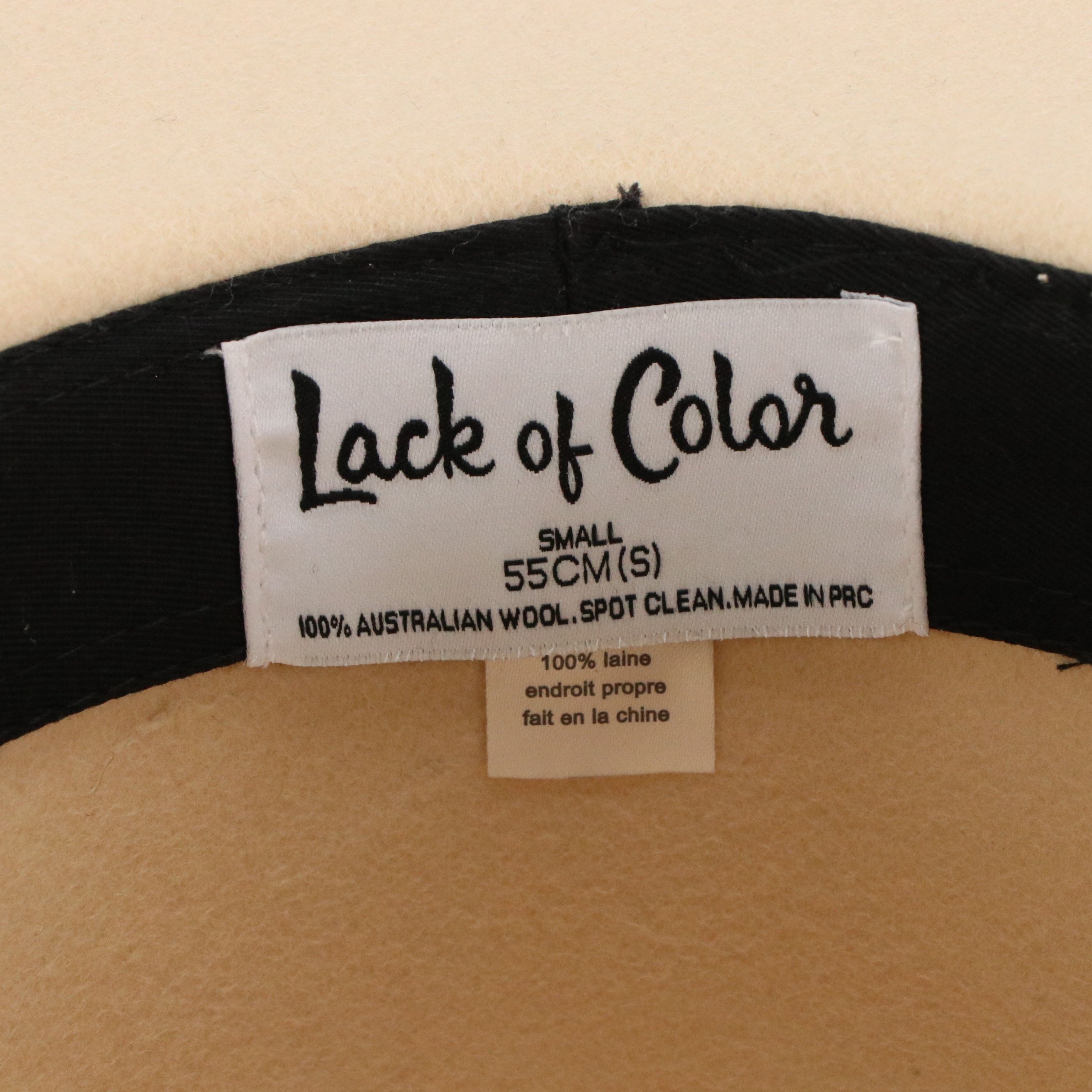 Lack of Color Rancher and Boater Hats in Australian Wool Felt