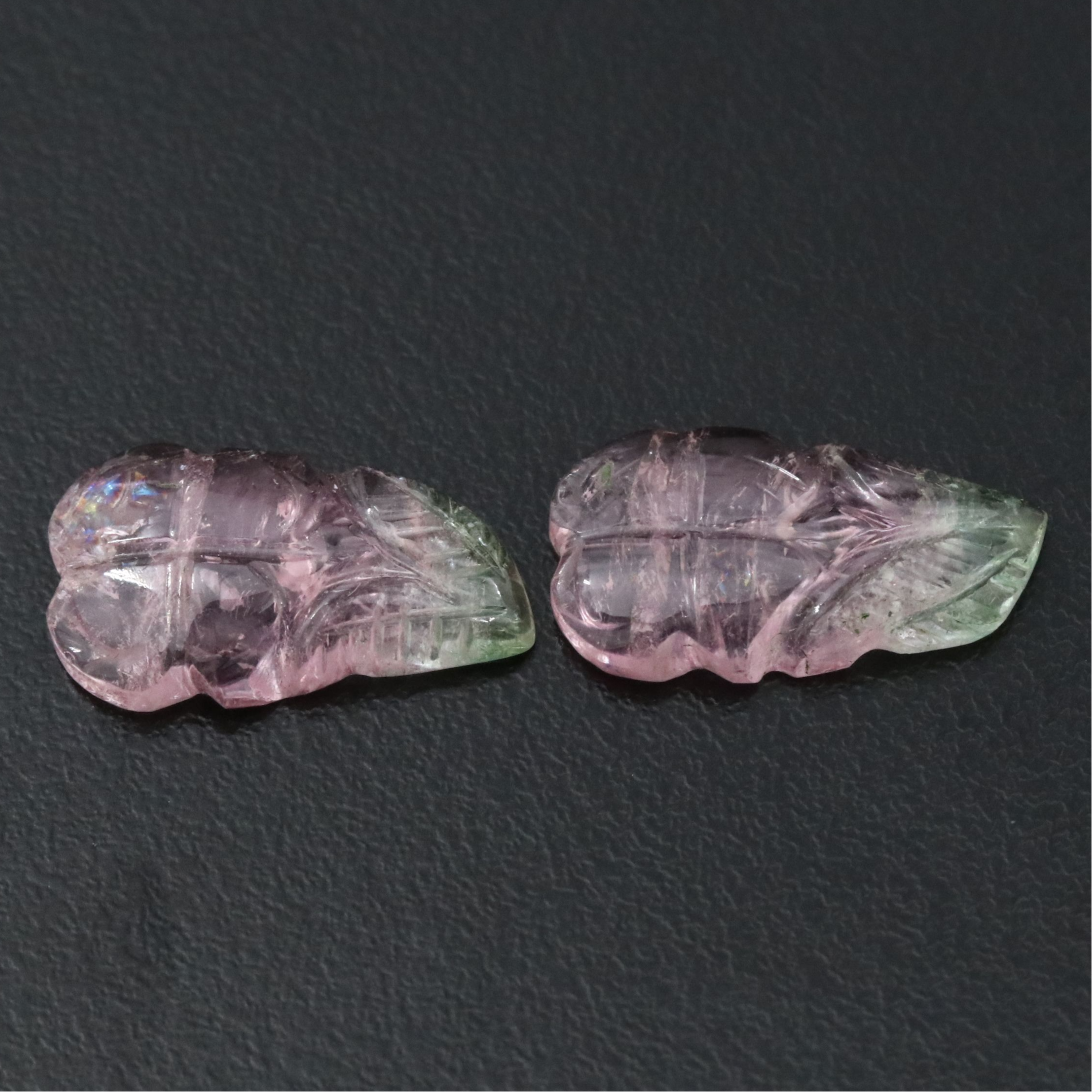 Loose 9.42 CTW Bi-Color Tourmalines