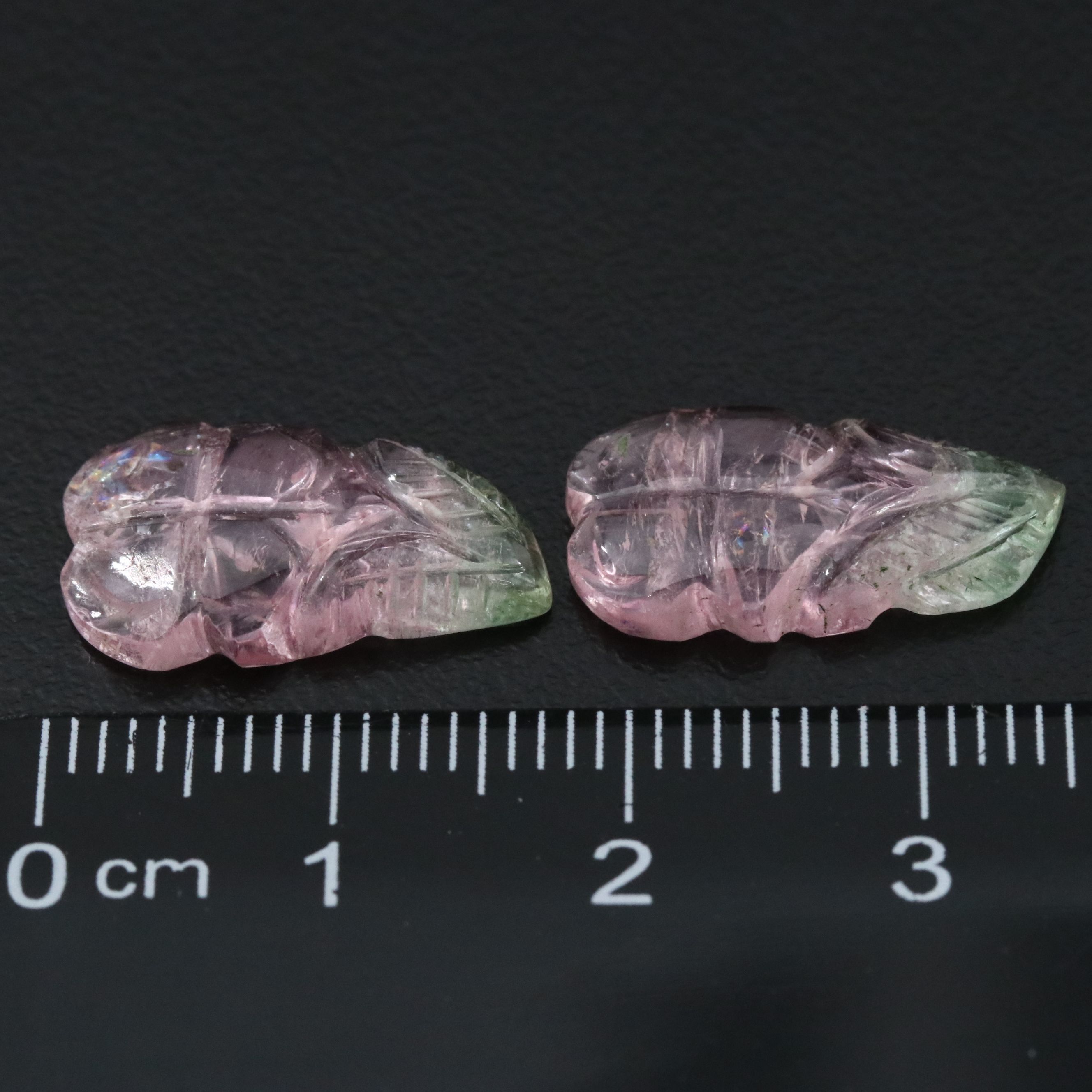 Loose 9.42 CTW Bi-Color Tourmalines