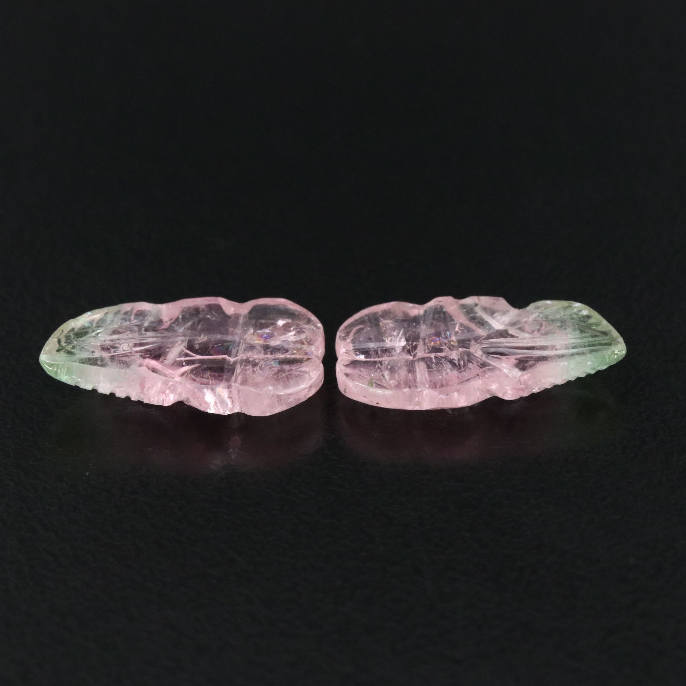Loose 9.42 CTW Bi-Color Tourmalines