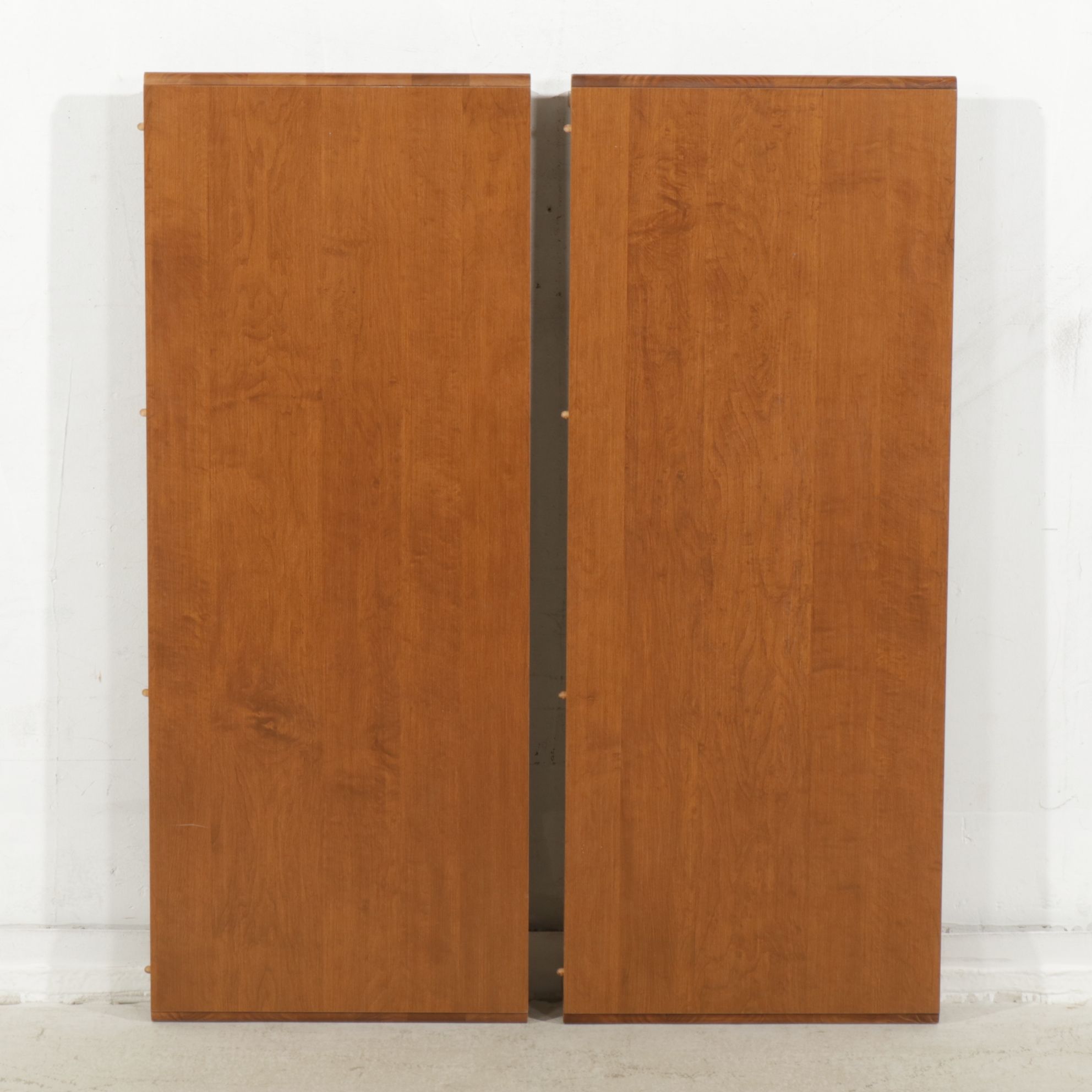 Tell City Maple Dining Table with Six Spindle-Back Chairs