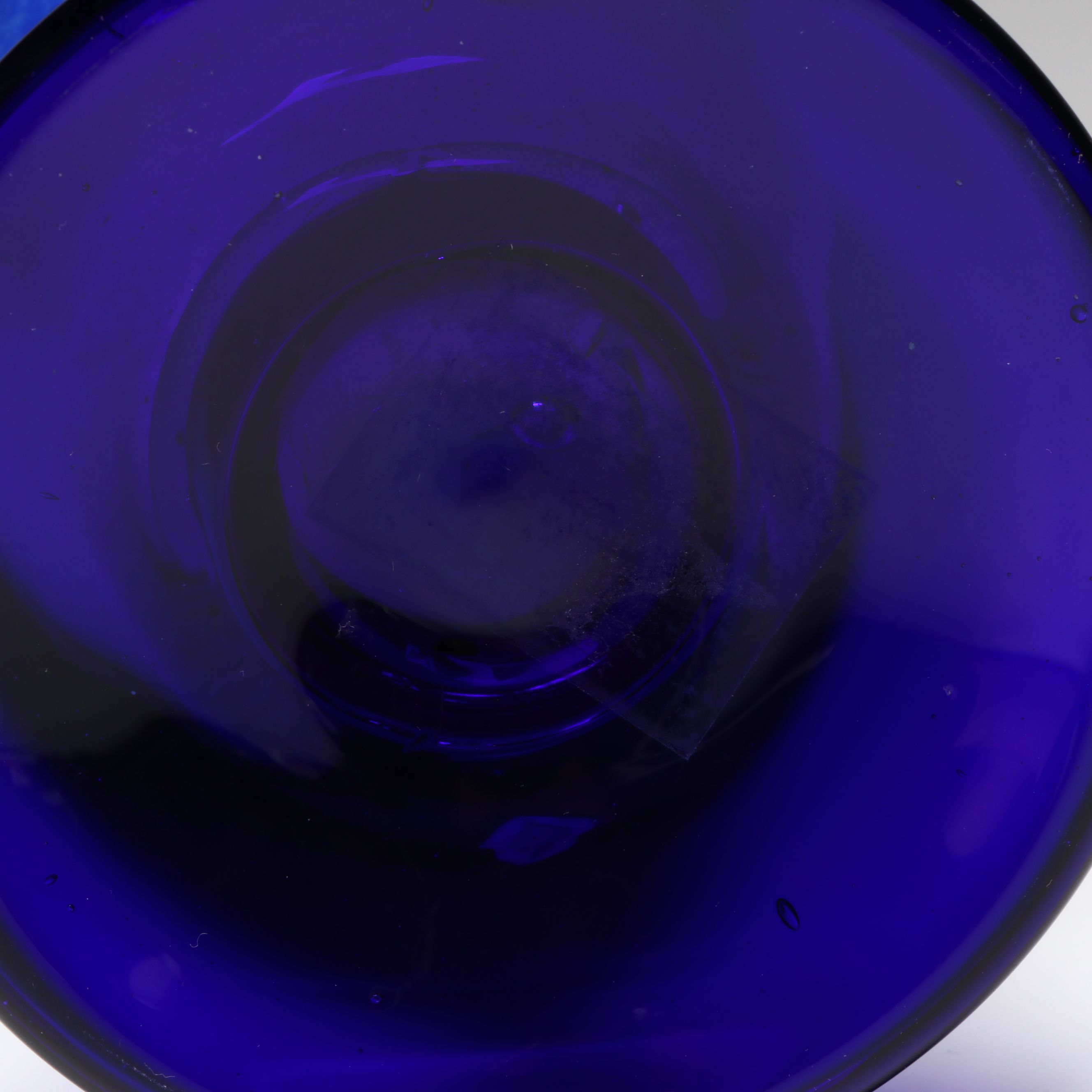 Modern Multicolor Art Glass Footed Vase