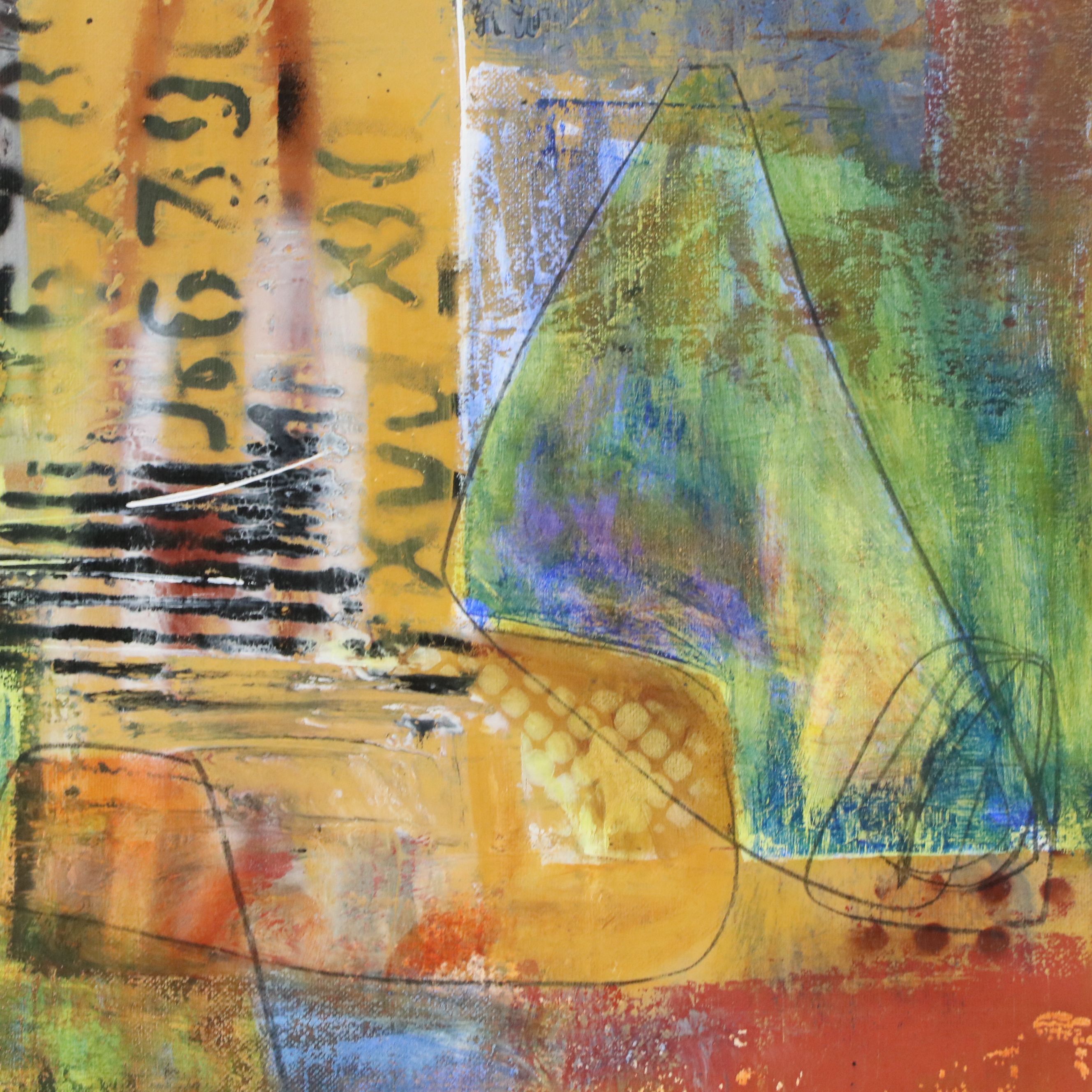 Michel Blázquez Acrylic Painting "Untitled," 2026