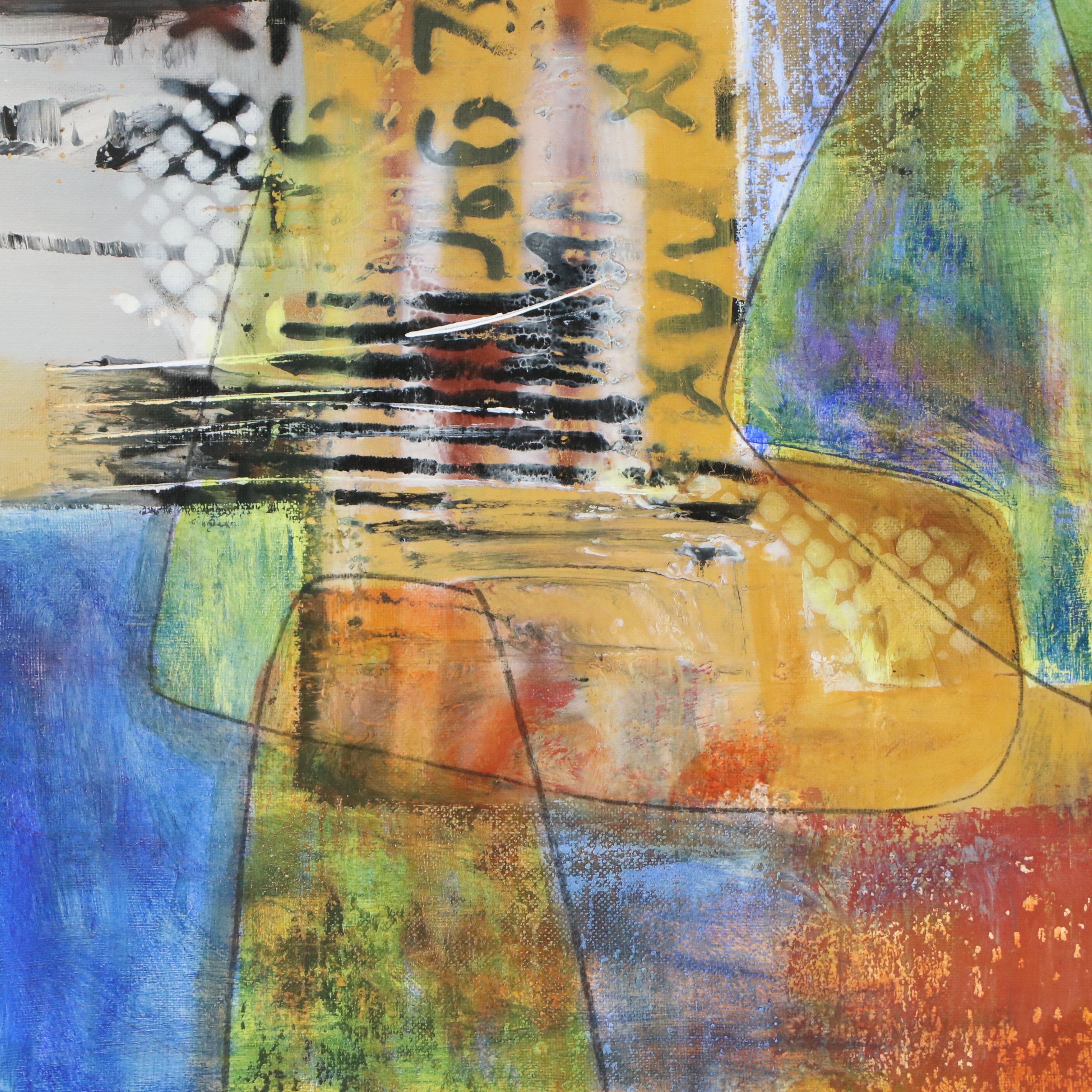 Michel Blázquez Acrylic Painting "Untitled," 2026