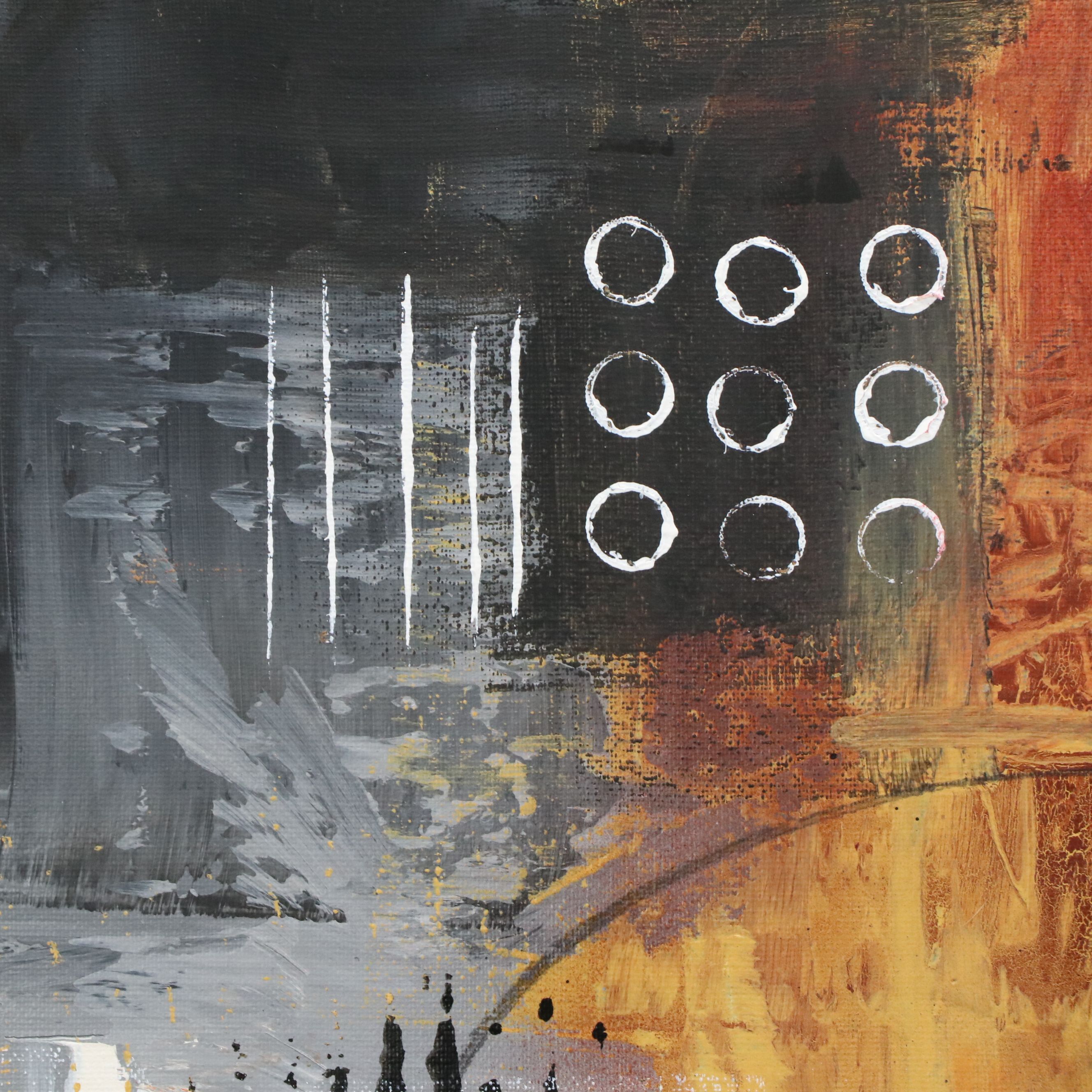 Michel Blázquez Acrylic Painting "Untitled," 2026