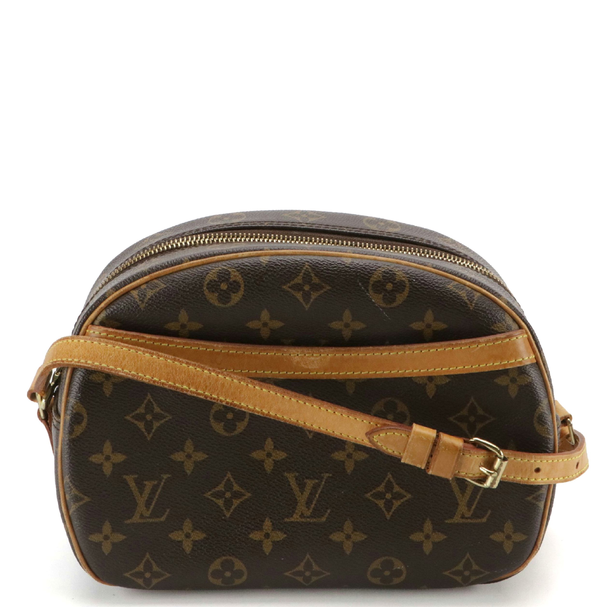 Louis Vuitton Blois Crossbody Bag in Monogram Canvas and Vachetta Leather