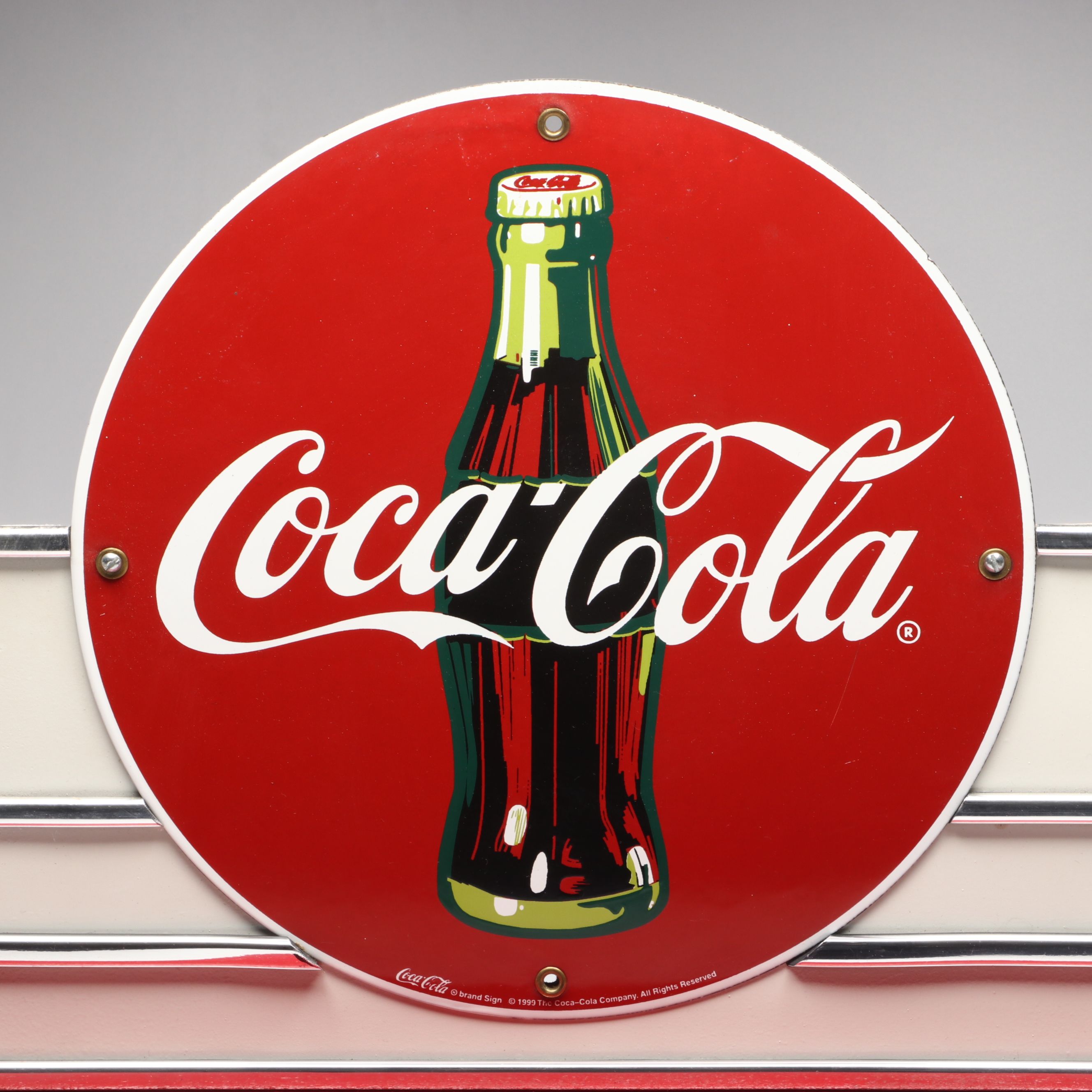 Coca-Cola Retro Illuminated Diner Sign, 1999