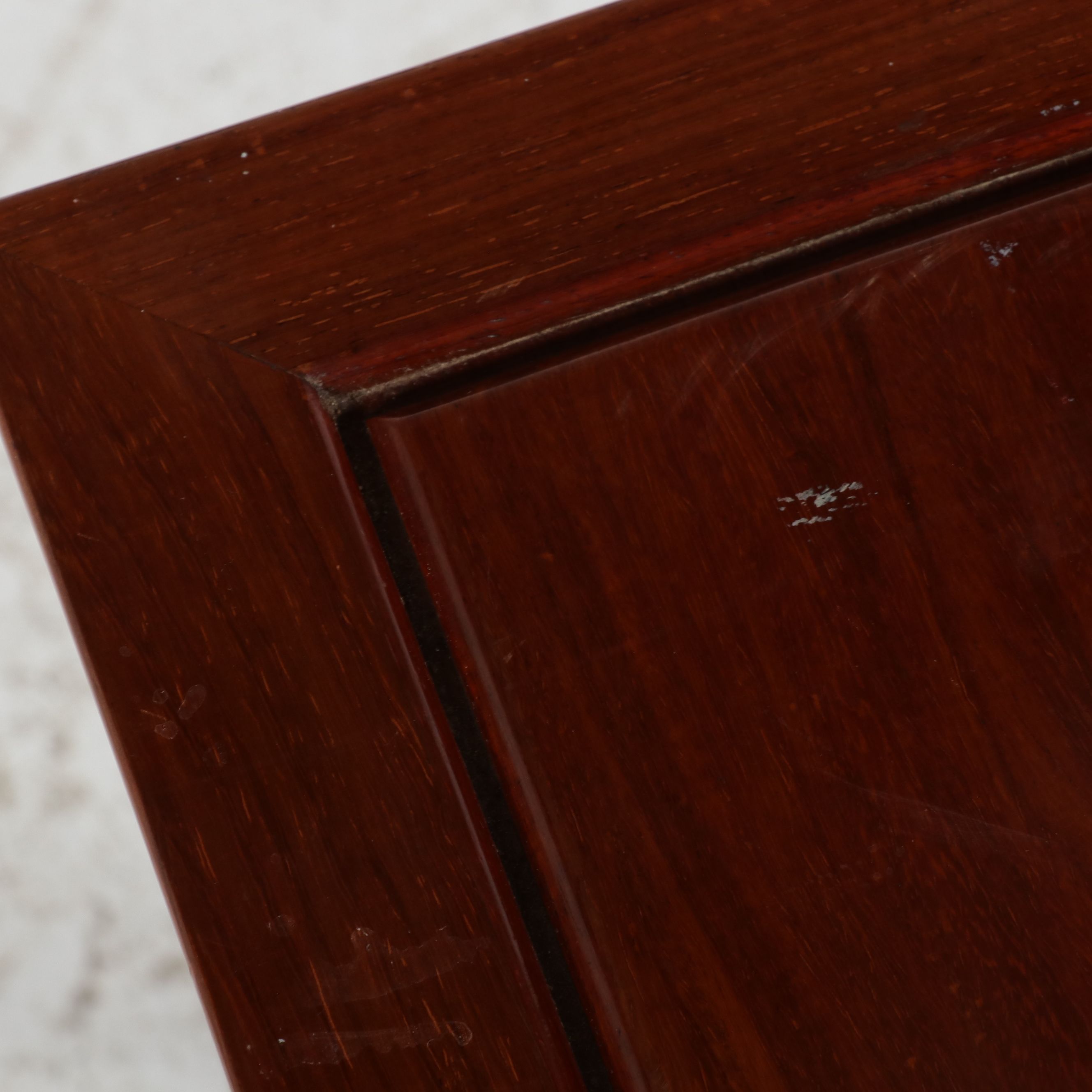Chinese Ming-Style Hardwood Pedestal Plant Stand, Late 20th Century